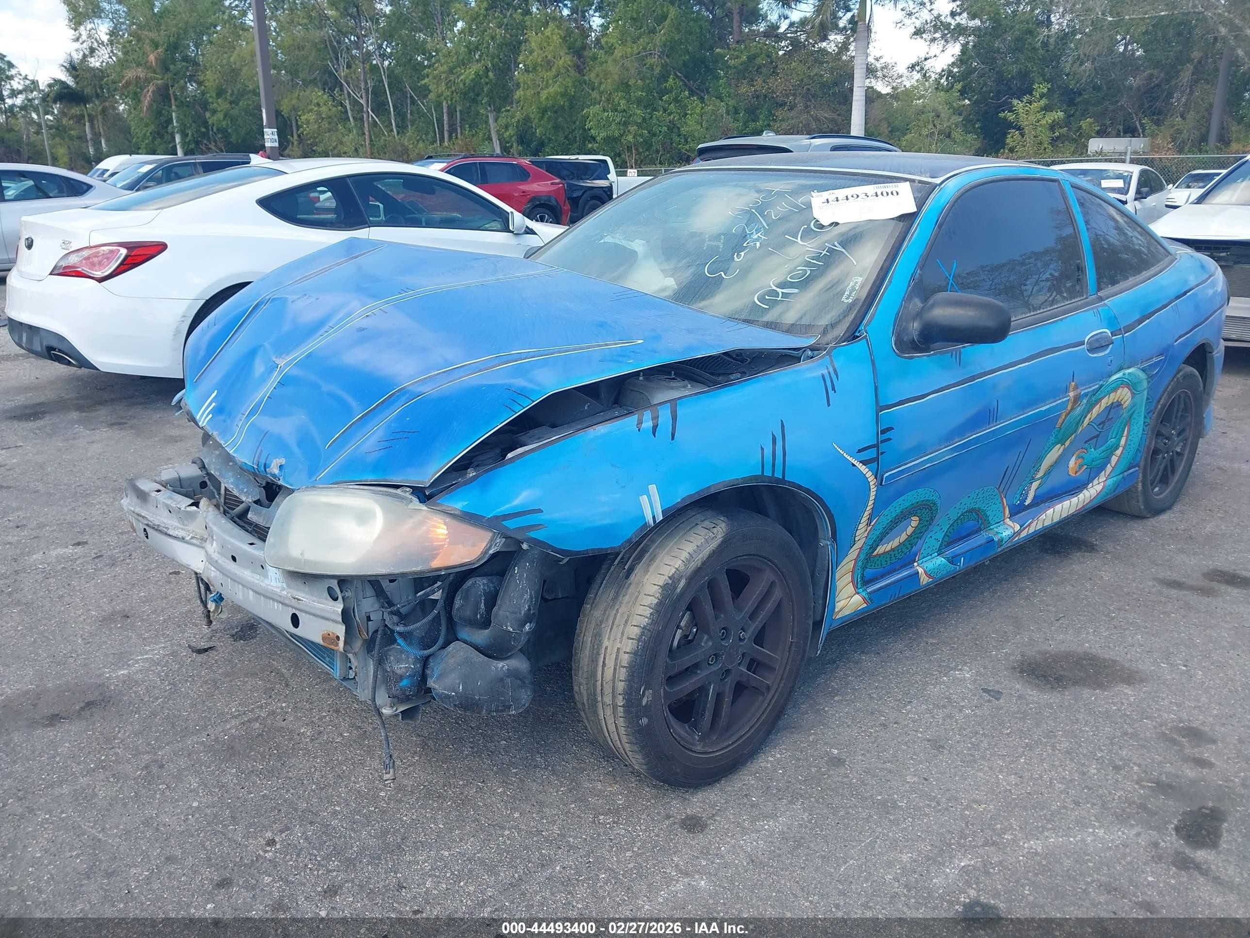 2004 Chevrolet Cavalier Ls Sport Blue vin: 1G1JH12F147105091