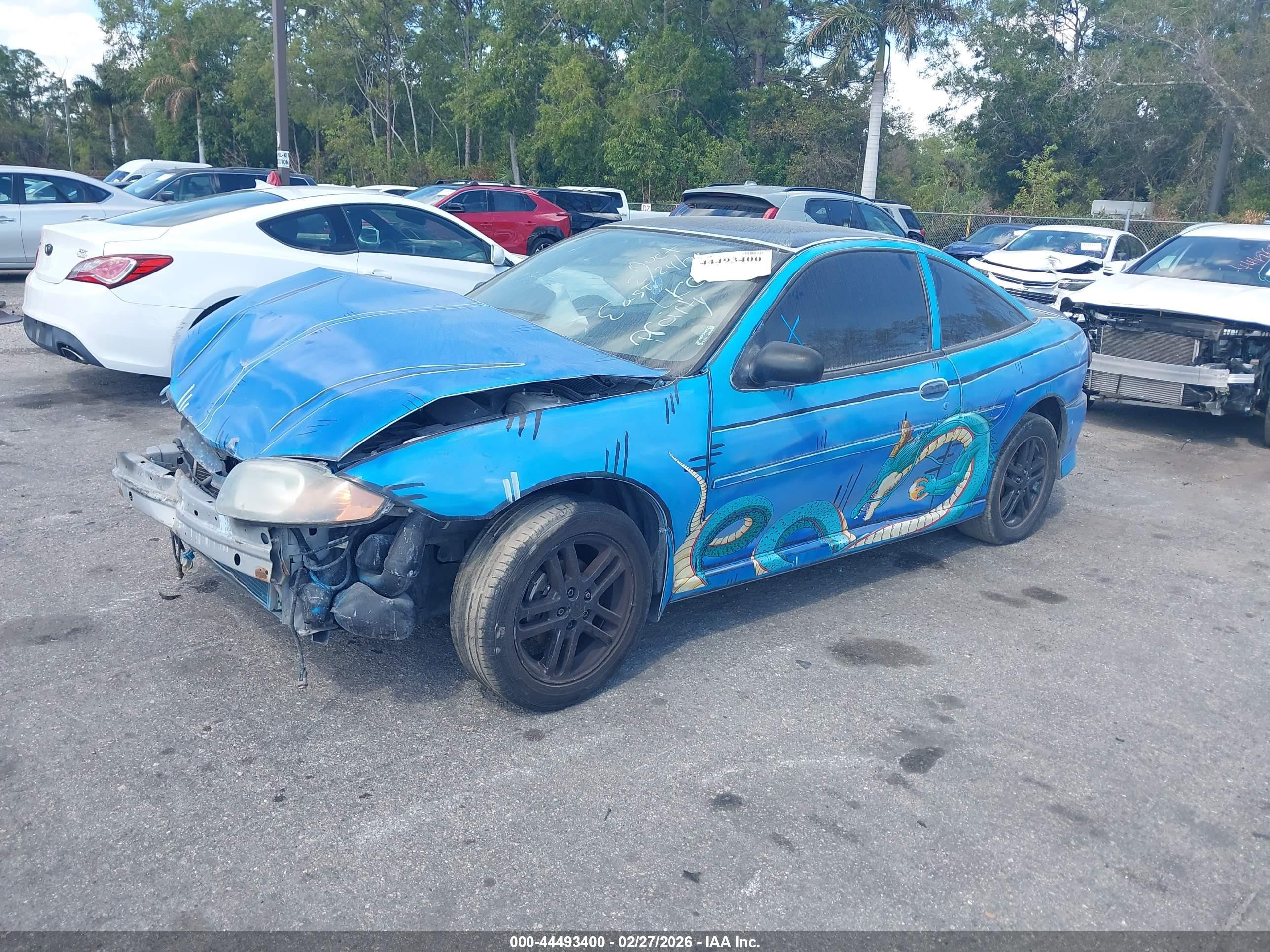 2004 Chevrolet Cavalier Ls Sport Blue vin: 1G1JH12F147105091