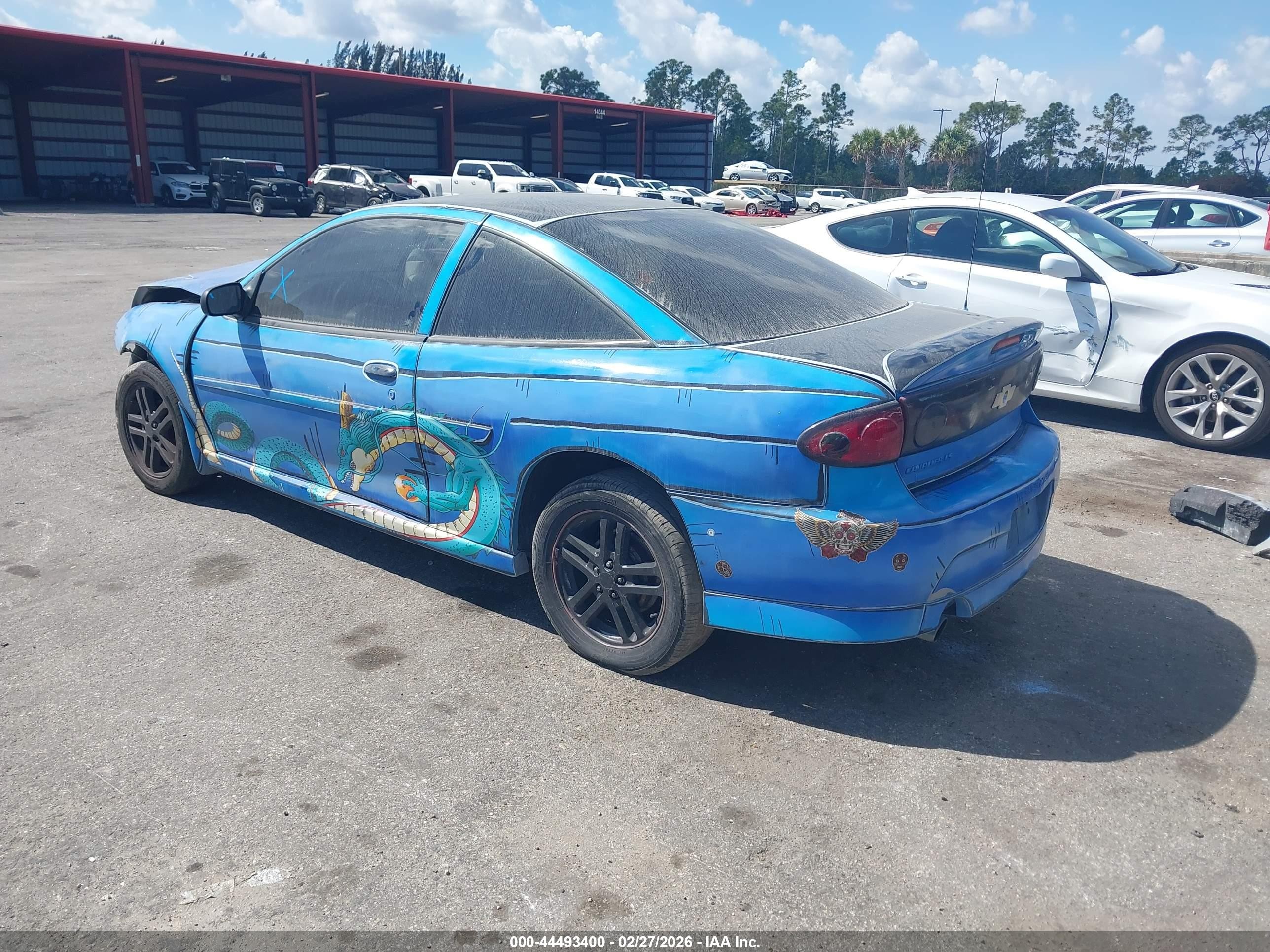 2004 Chevrolet Cavalier Ls Sport Blue vin: 1G1JH12F147105091