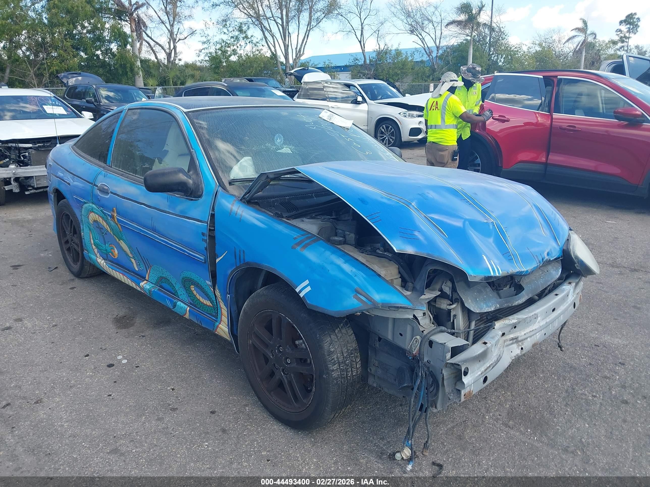 2004 Chevrolet Cavalier Ls Sport Blue vin: 1G1JH12F147105091