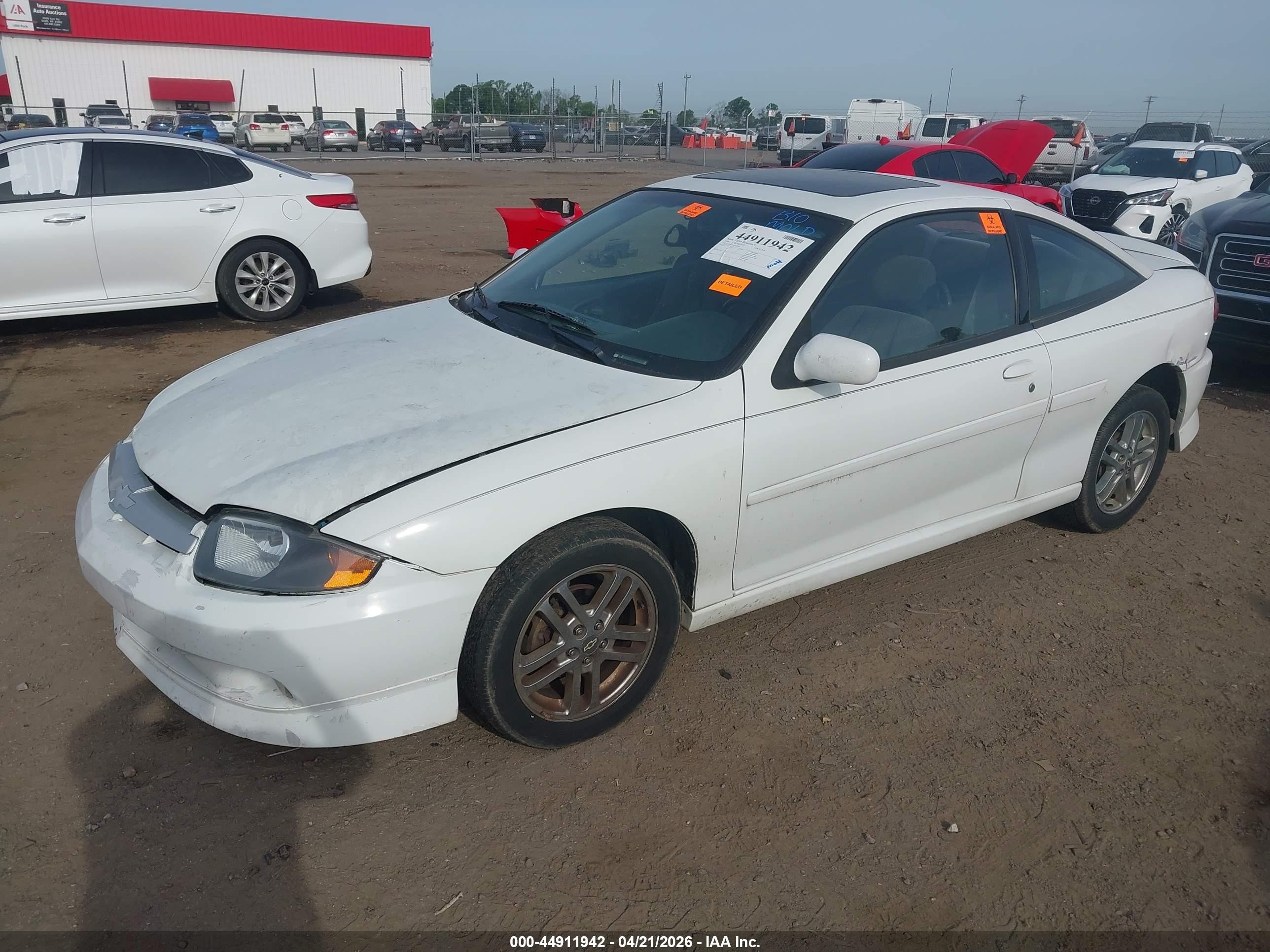 2004 Chevrolet Cavalier Ls Sport White vin: 1G1JH12F347163090