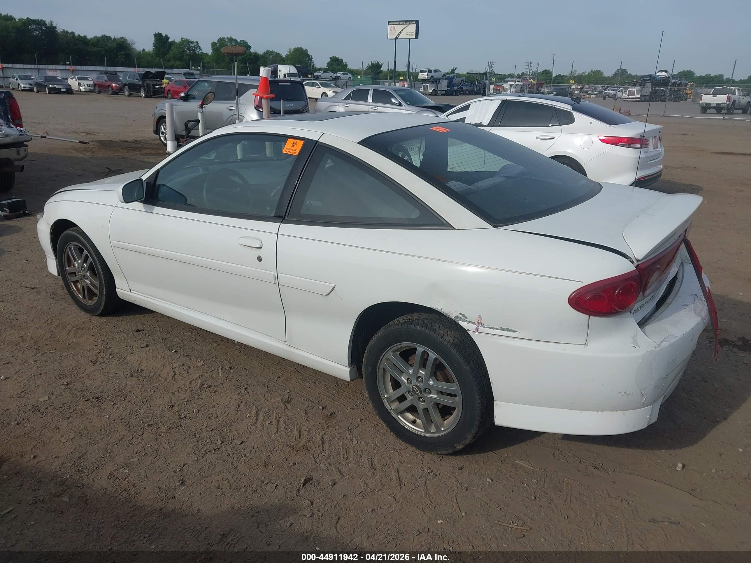 2004 Chevrolet Cavalier Ls Sport White vin: 1G1JH12F347163090
