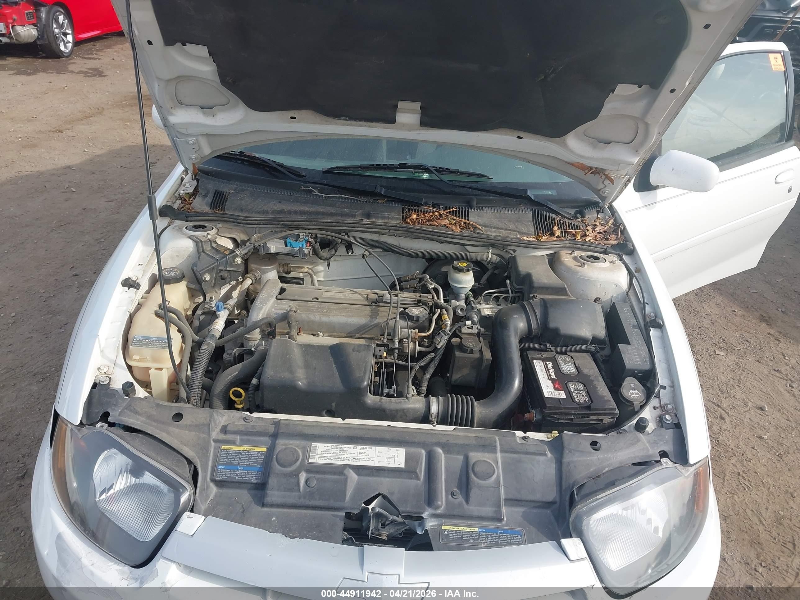 2004 Chevrolet Cavalier Ls Sport White vin: 1G1JH12F347163090