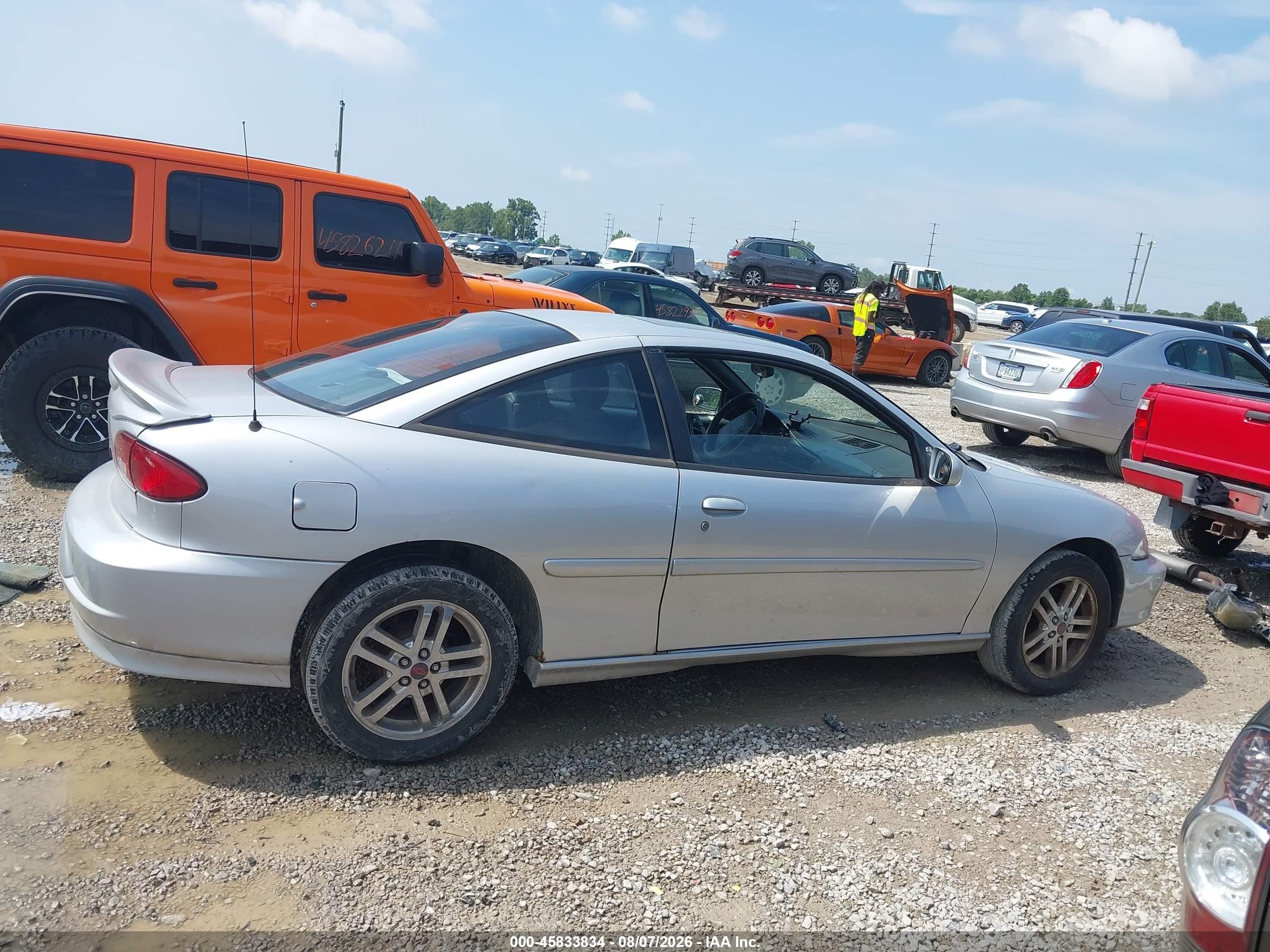 2002 Chevrolet Cavalier Ls Sport Silver vin: 1G1JH12F527457751
