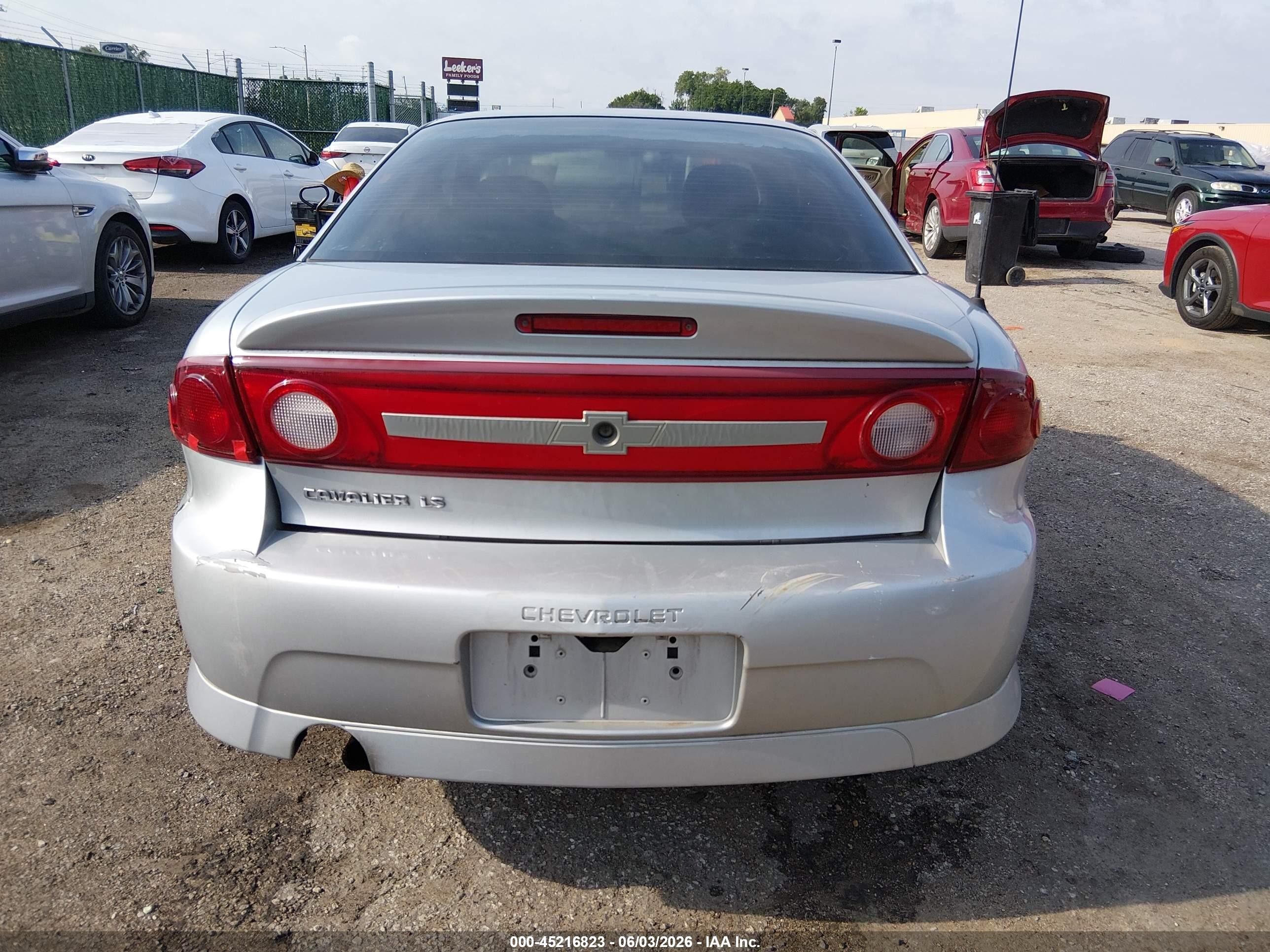 2003 Chevrolet Cavalier Ls Sport Silver vin: 1G1JH12F537366948