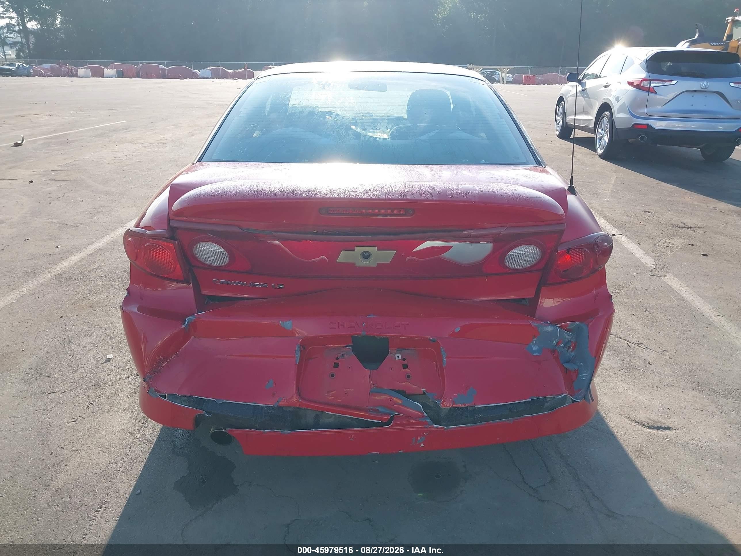 2005 Chevrolet Cavalier Ls Sport Red vin: 1G1JH12F557170673