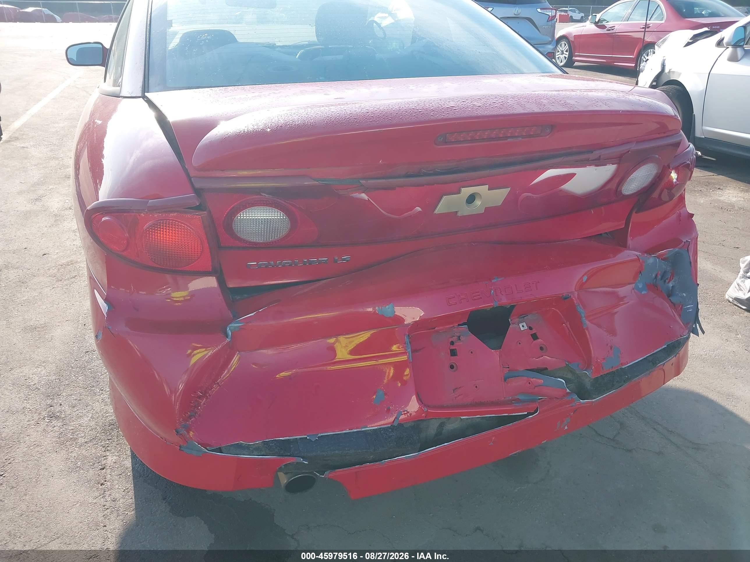 2005 Chevrolet Cavalier Ls Sport Red vin: 1G1JH12F557170673