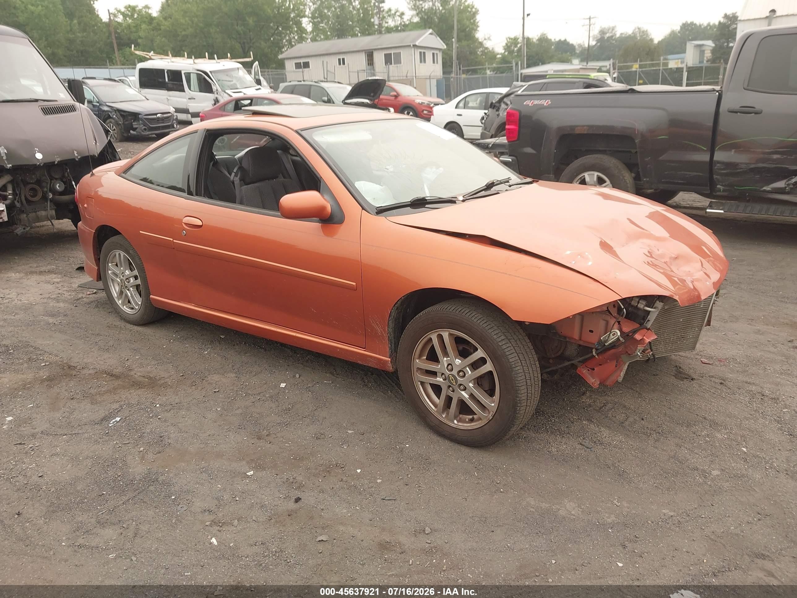 2005 Chevrolet Cavalier Ls Sport Оранжевый vin: 1G1JH12F857128126
