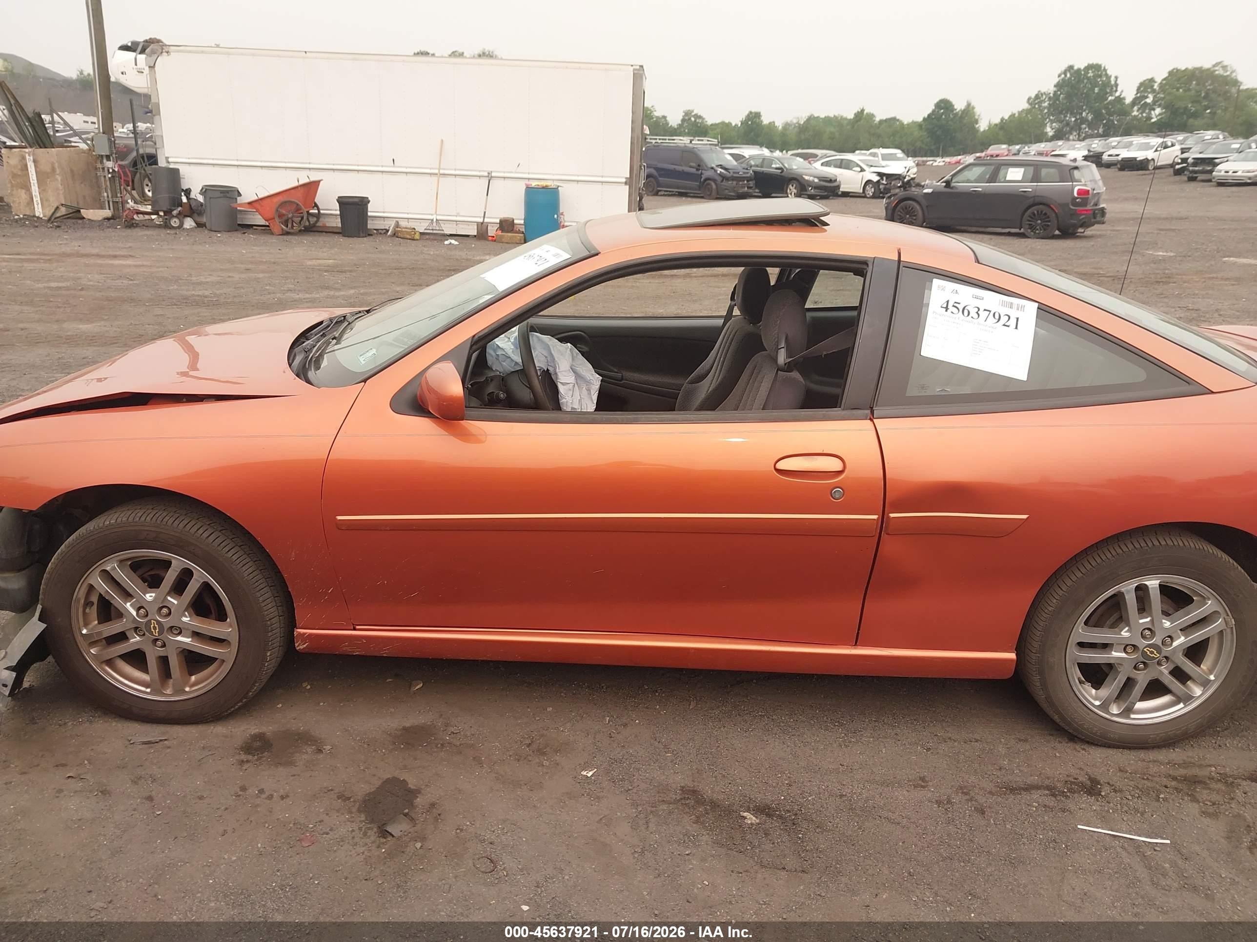 2005 Chevrolet Cavalier Ls Sport Оранжевый vin: 1G1JH12F857128126