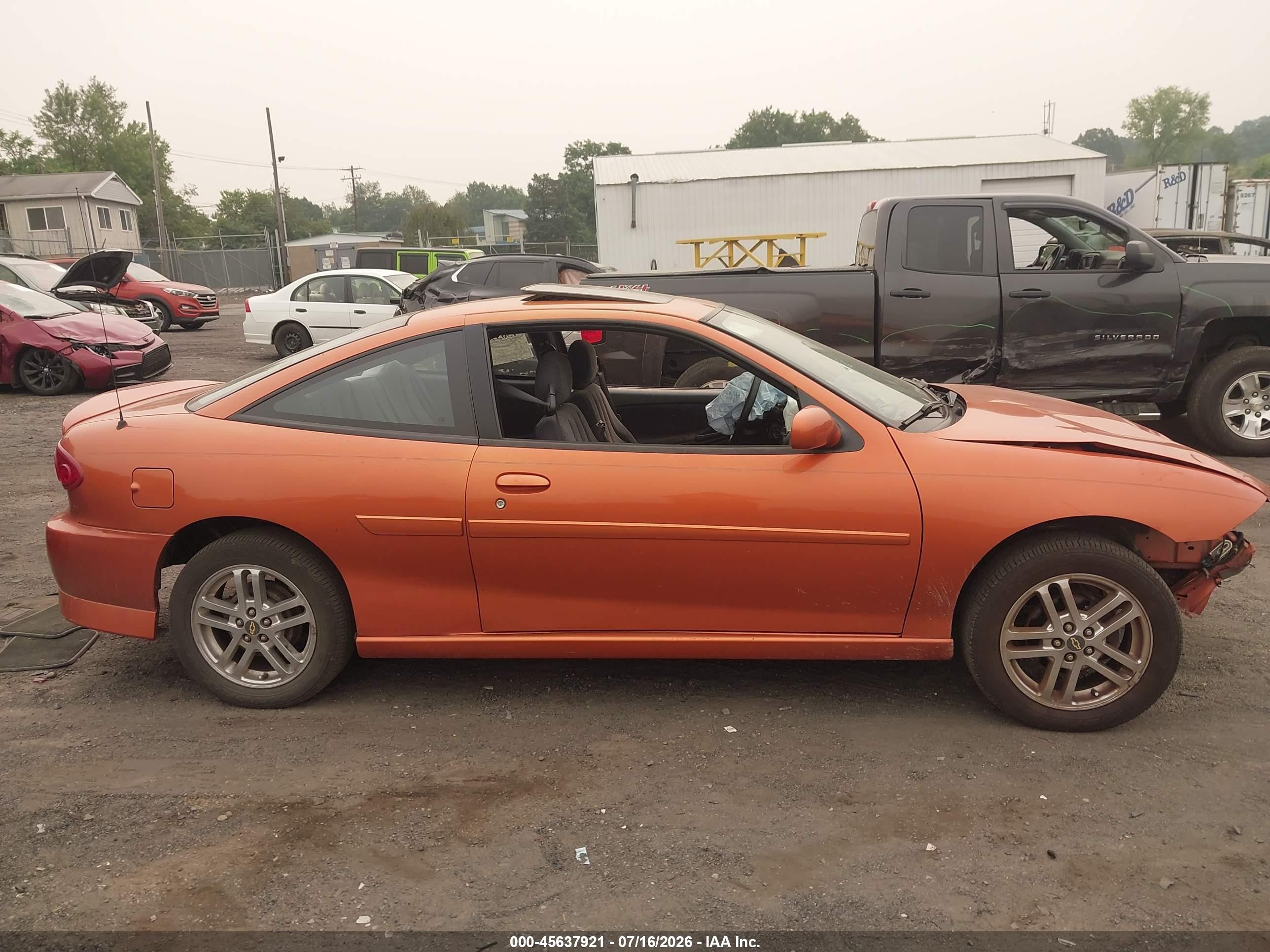 2005 Chevrolet Cavalier Ls Sport Оранжевый vin: 1G1JH12F857128126