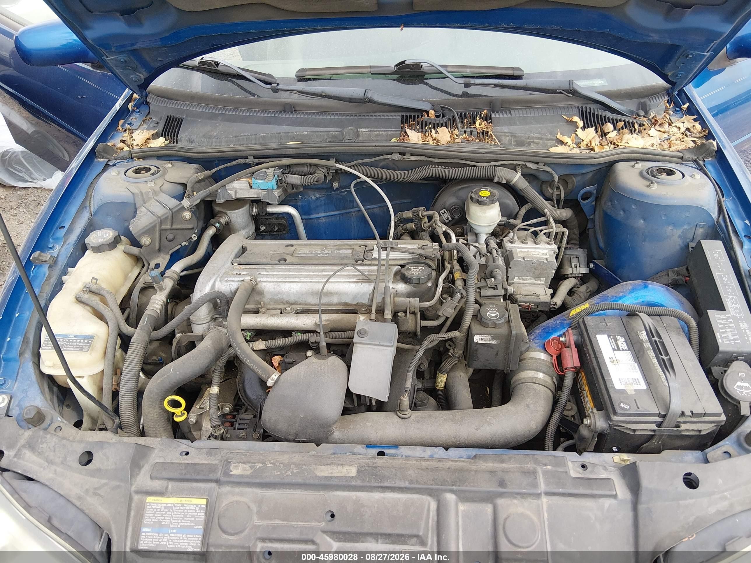 2003 Chevrolet Cavalier Ls Sport Blue vin: 1G1JH12F937211450