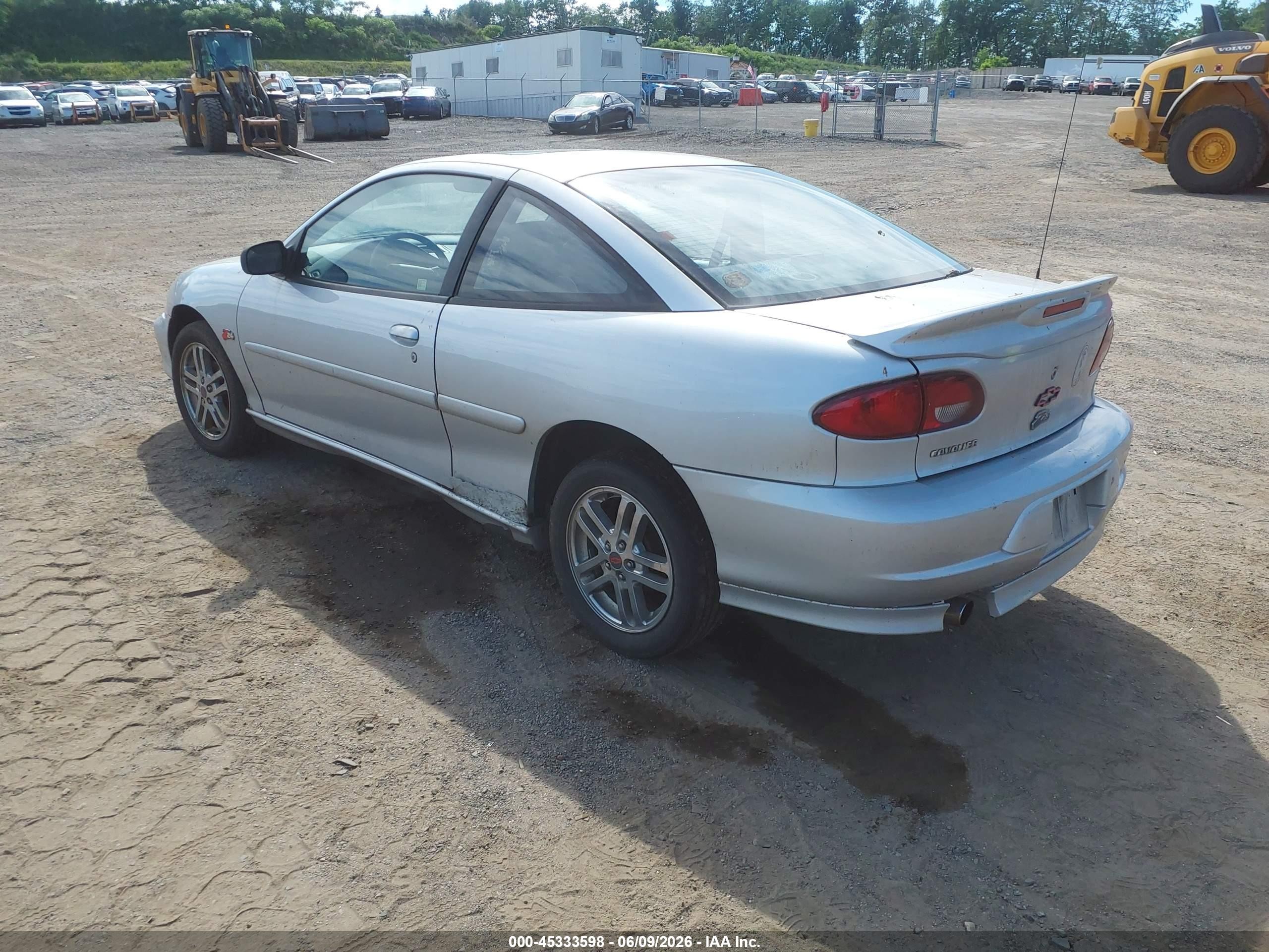 2002 Chevrolet Cavalier Z24 Silver vin: 1G1JH12T727170482