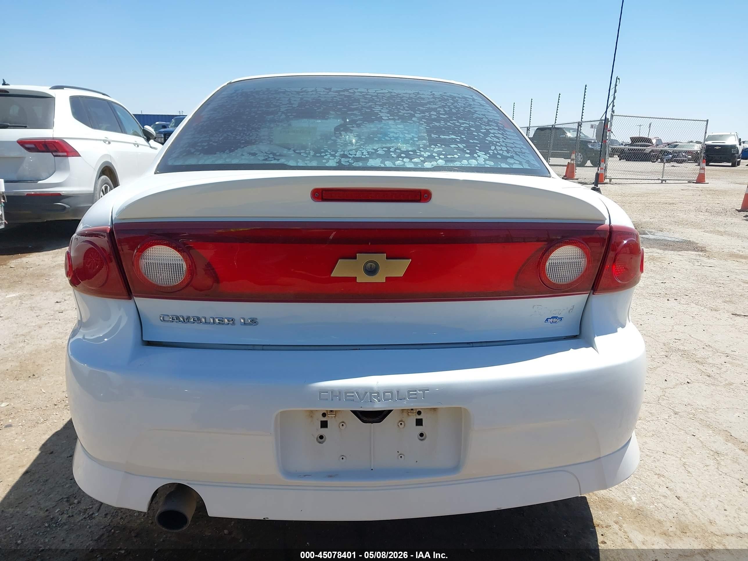 2004 Chevrolet Cavalier Ls Sport White vin: 1G1JH52F747160779