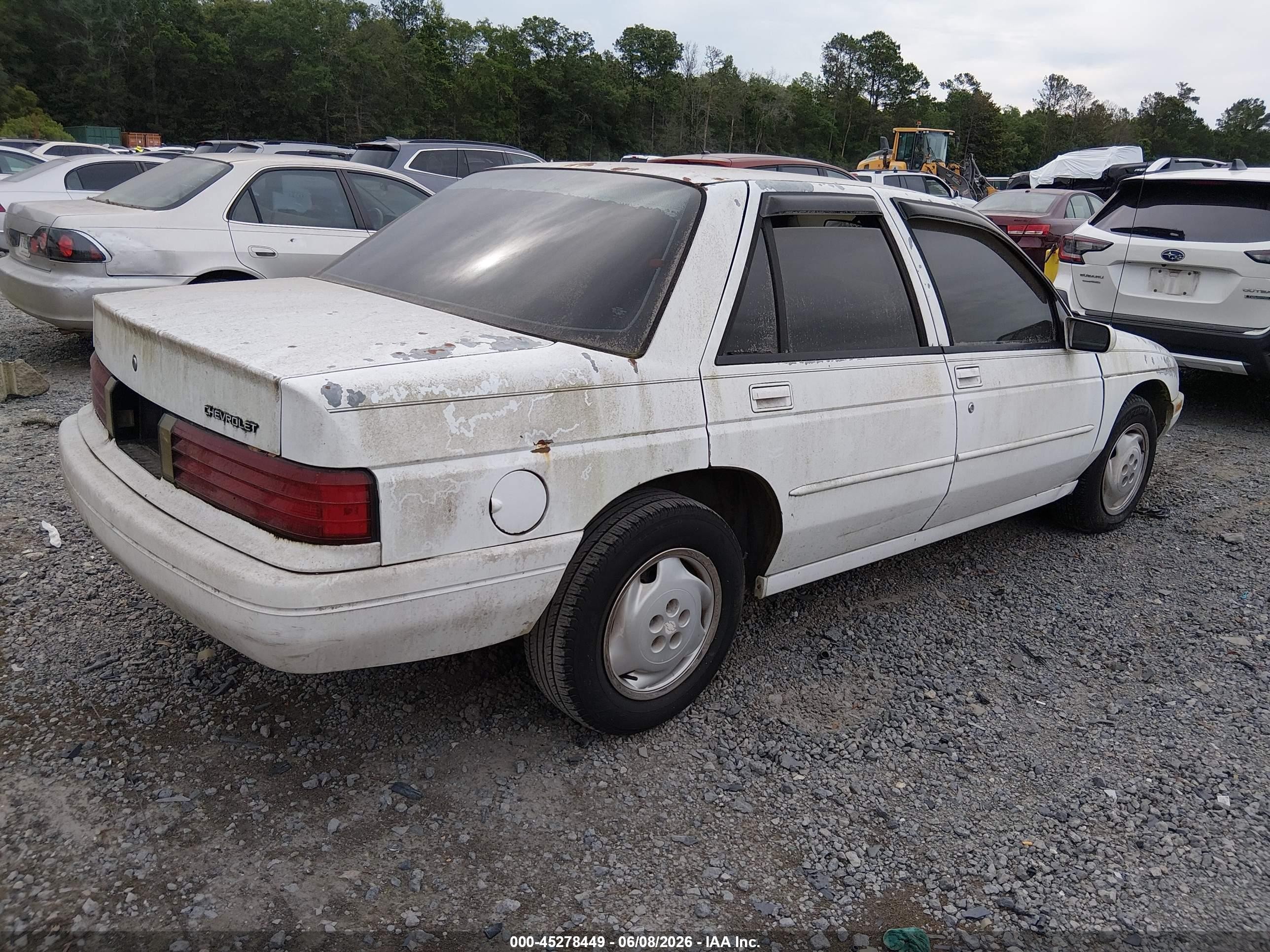 1995 Chevrolet Corsica   White vin: 1G1LD5541SY198725