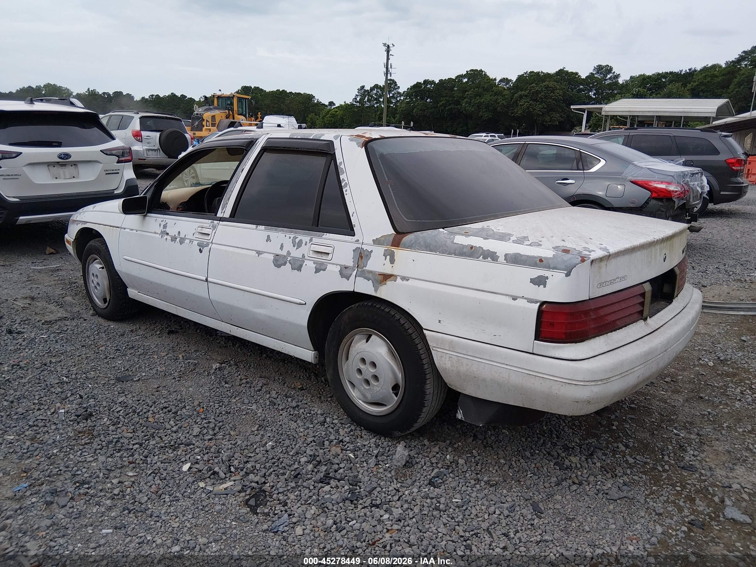 1995 Chevrolet Corsica   White vin: 1G1LD5541SY198725