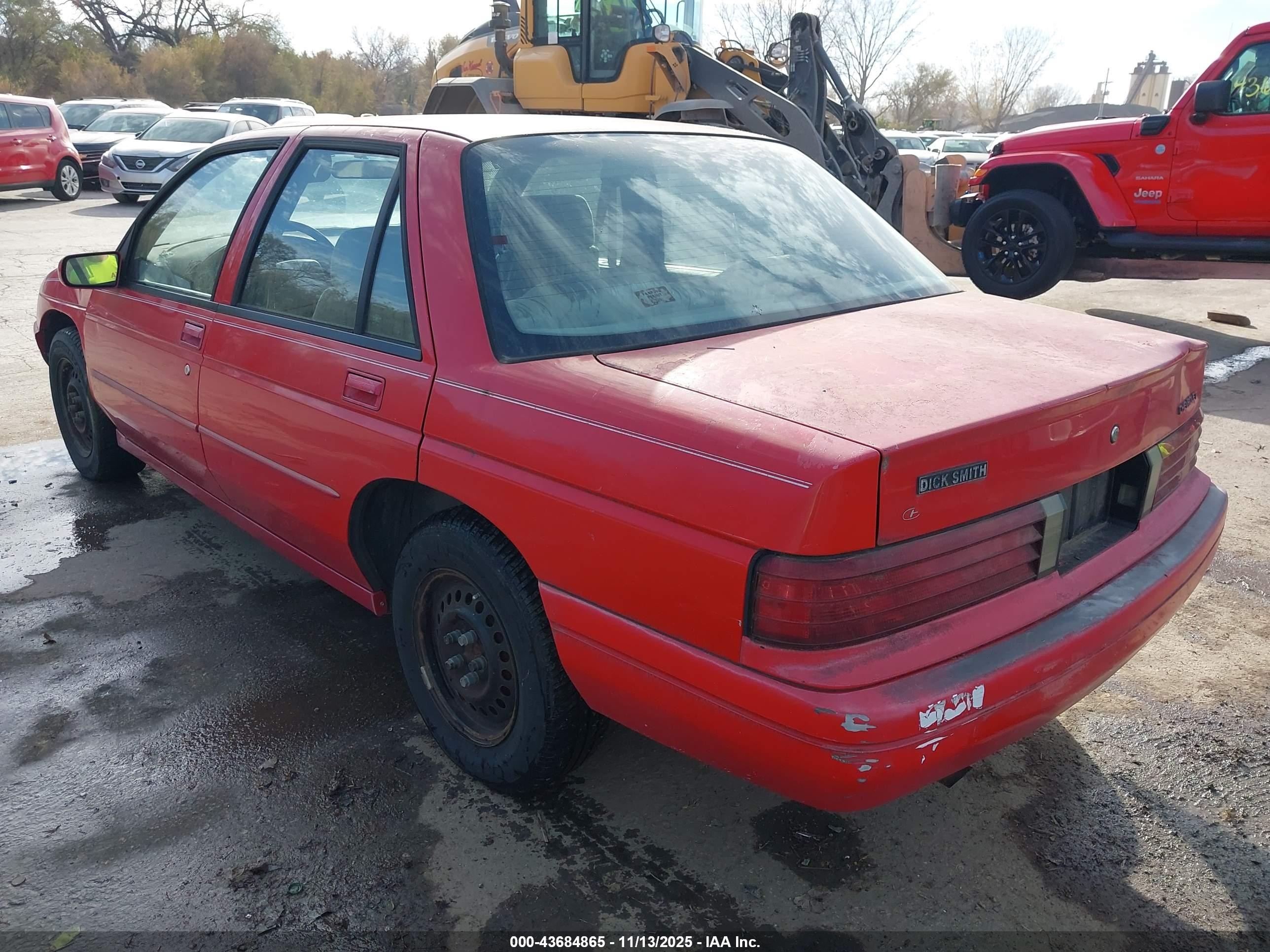 1996 Chevrolet Corsica   Красный vin: 1G1LD5546TY100435