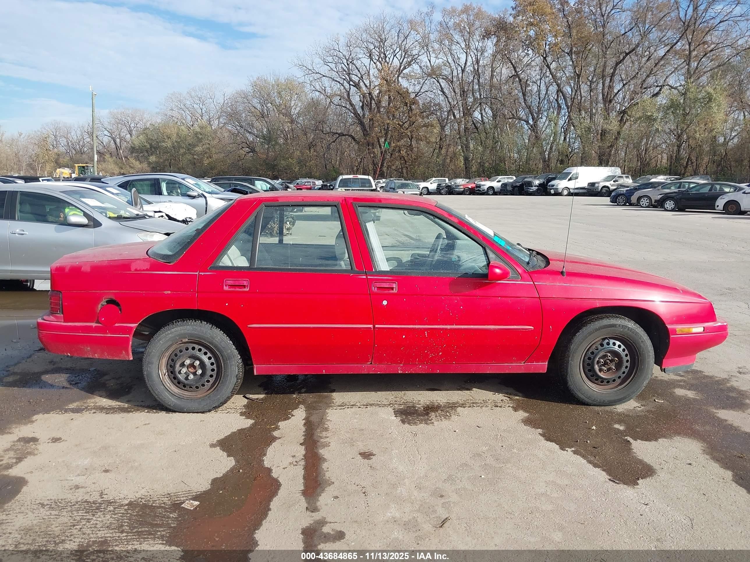 1996 Chevrolet Corsica   Красный vin: 1G1LD5546TY100435