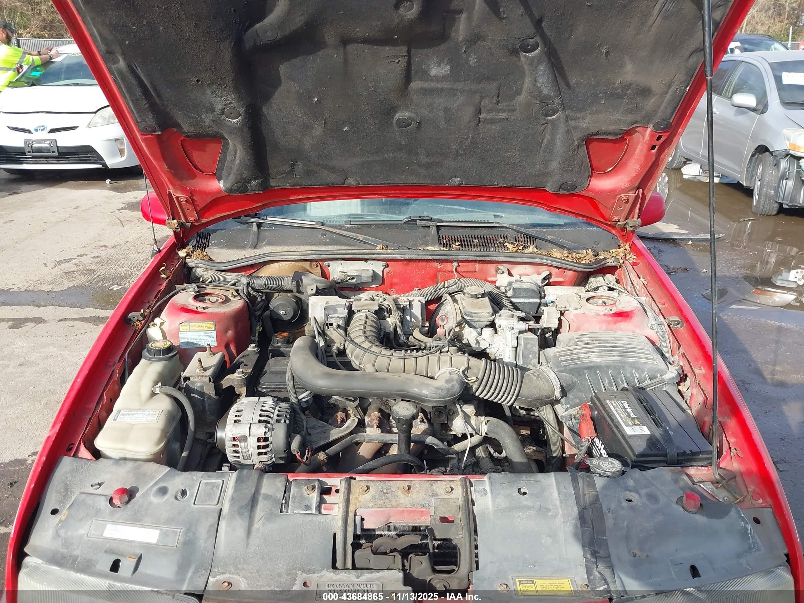 1996 Chevrolet Corsica   Красный vin: 1G1LD5546TY100435