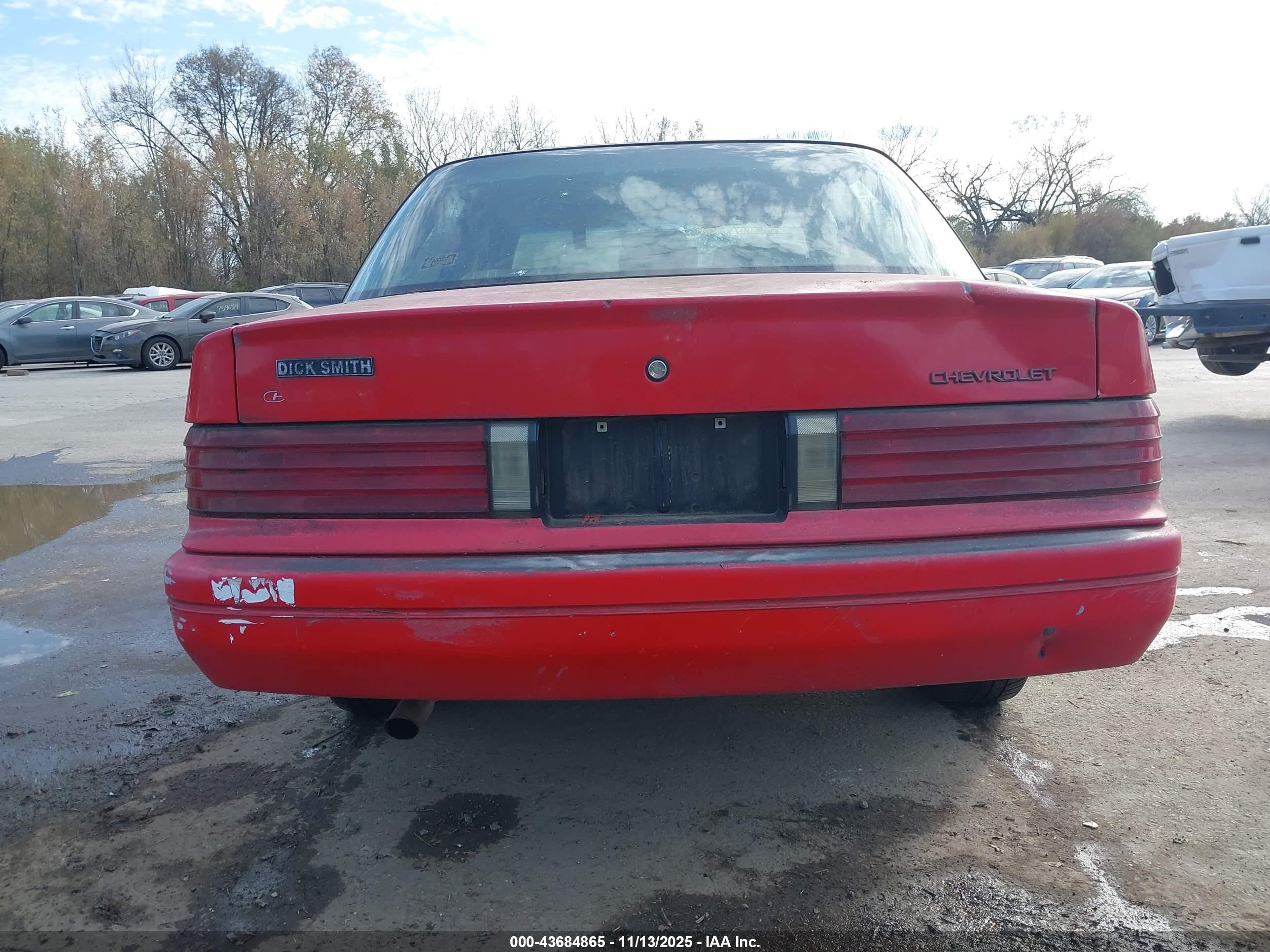 1996 Chevrolet Corsica   Красный vin: 1G1LD5546TY100435