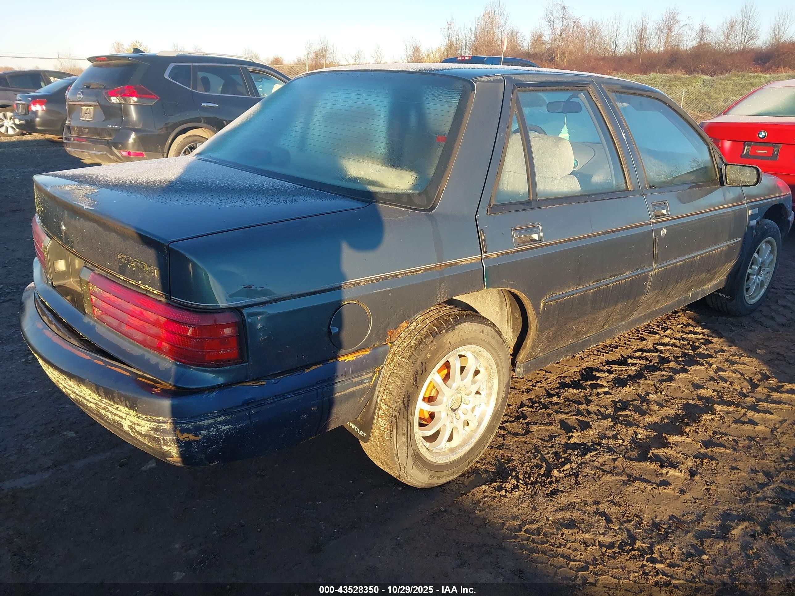 1996 Chevrolet Corsica   Turquoise vin: 1G1LD55M2TY102389