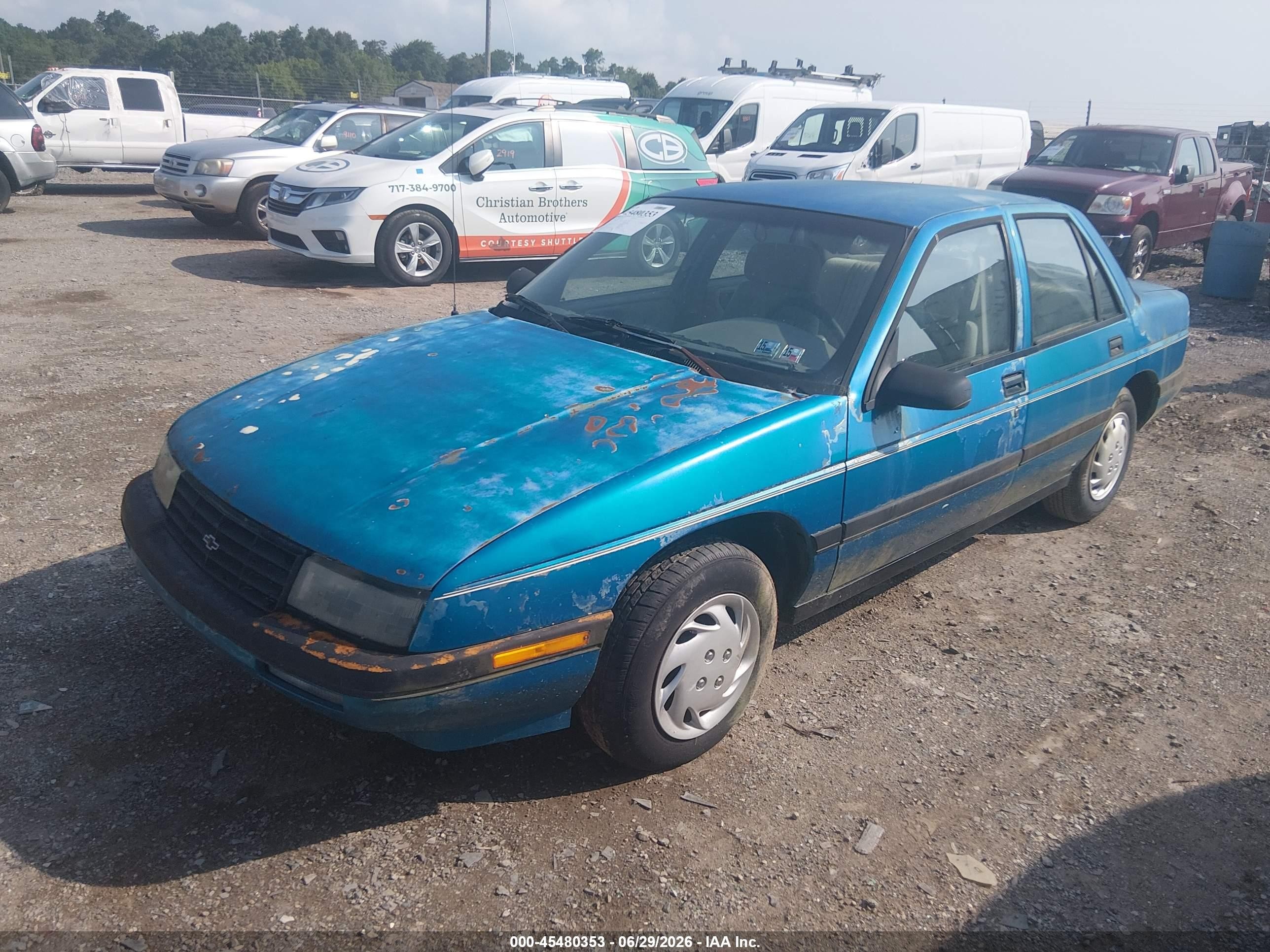 1994 Chevrolet Corsica   Blue vin: 1G1LD55M7RY165254