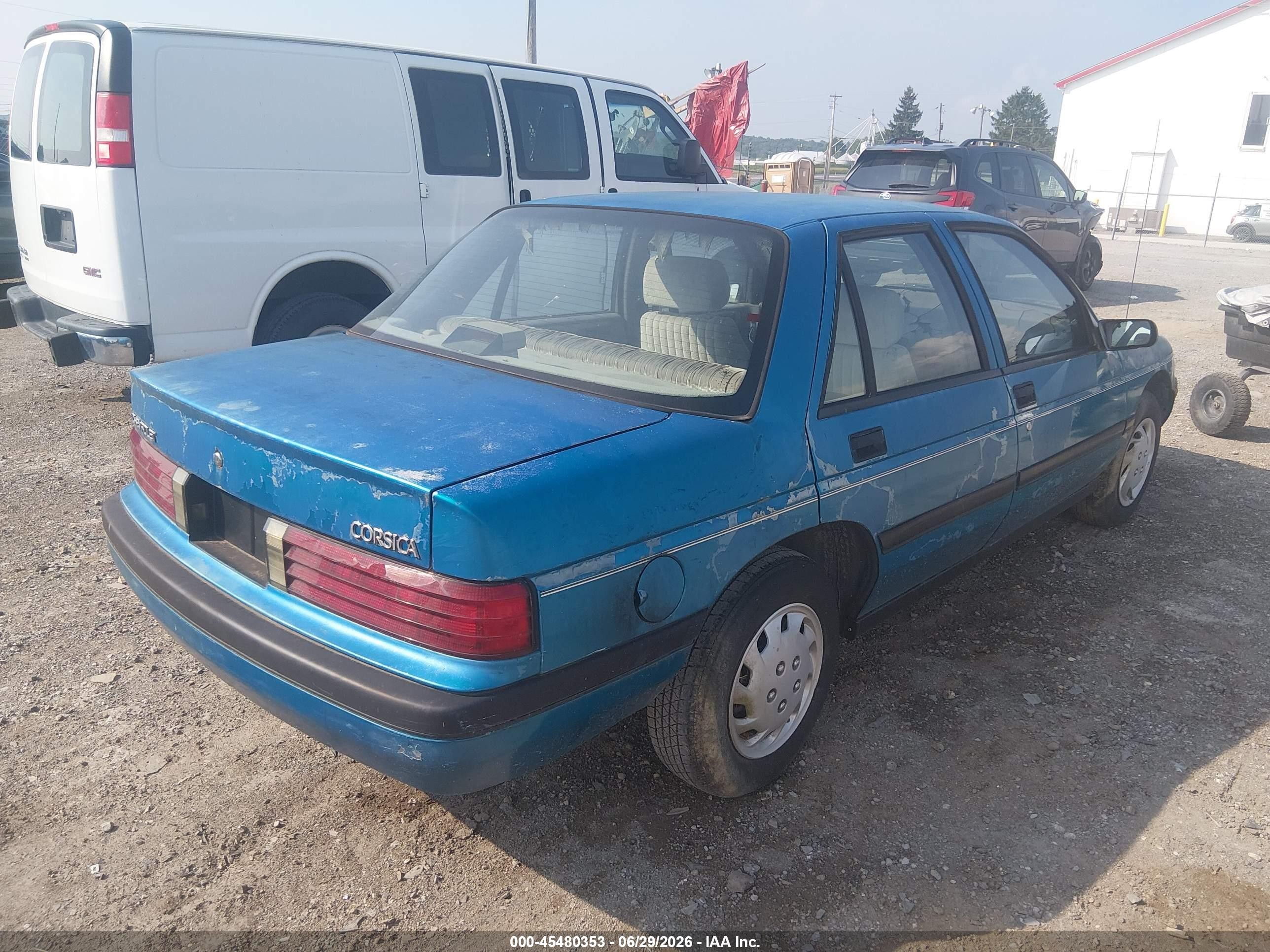 1994 Chevrolet Corsica   Blue vin: 1G1LD55M7RY165254