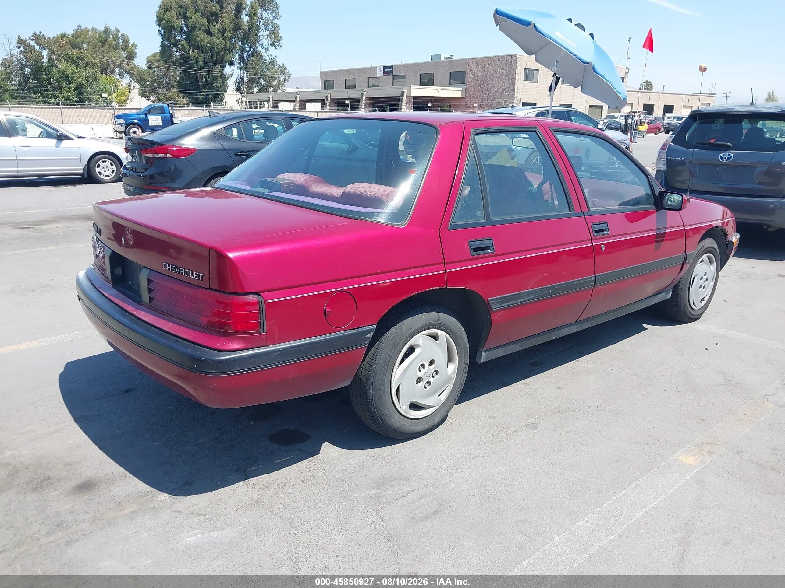 1993 Chevrolet Corsica Lt Burgundy vin: 1G1LT53T7PY182338