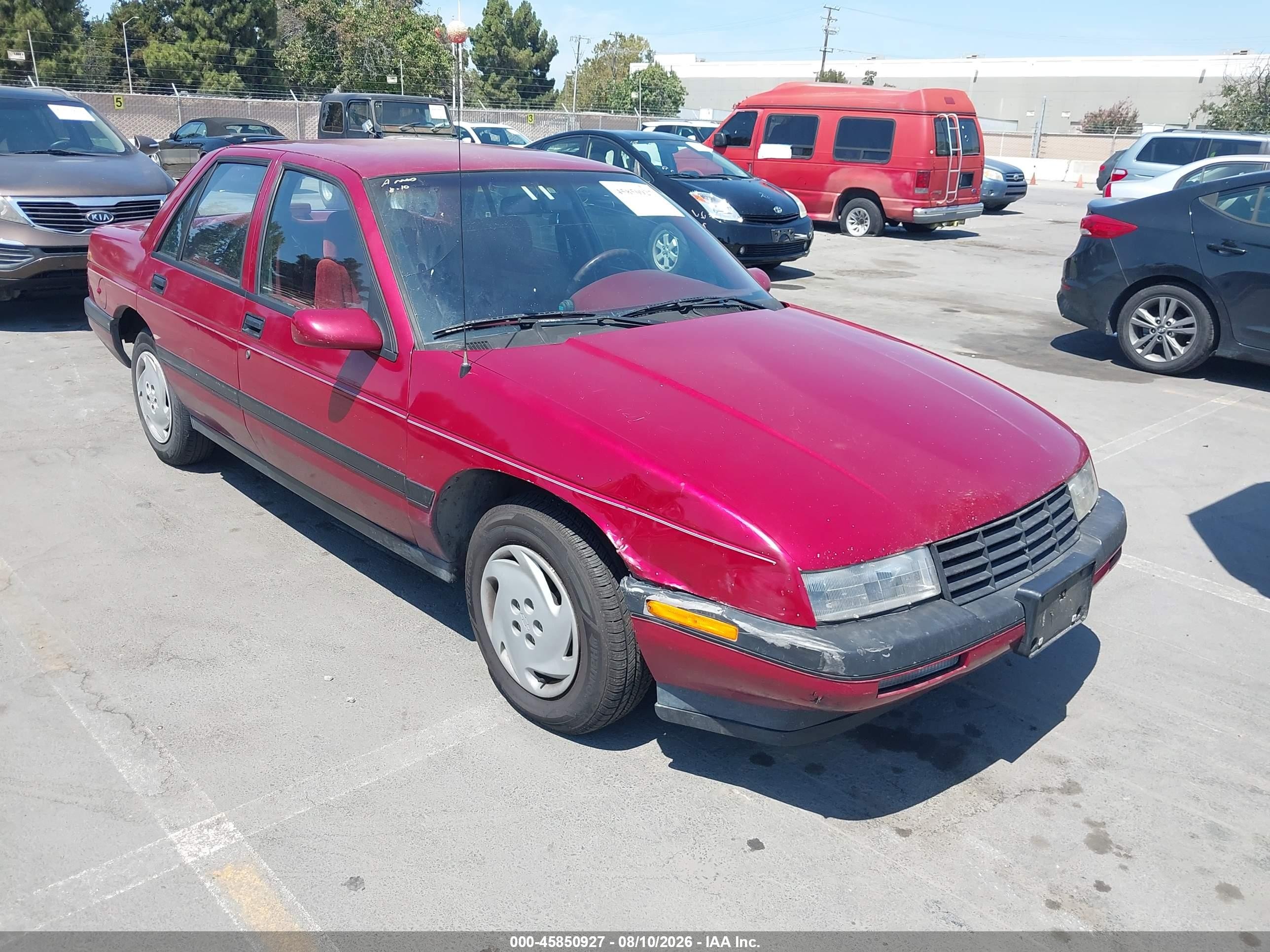1993 Chevrolet Corsica Lt Бордовый vin: 1G1LT53T7PY182338