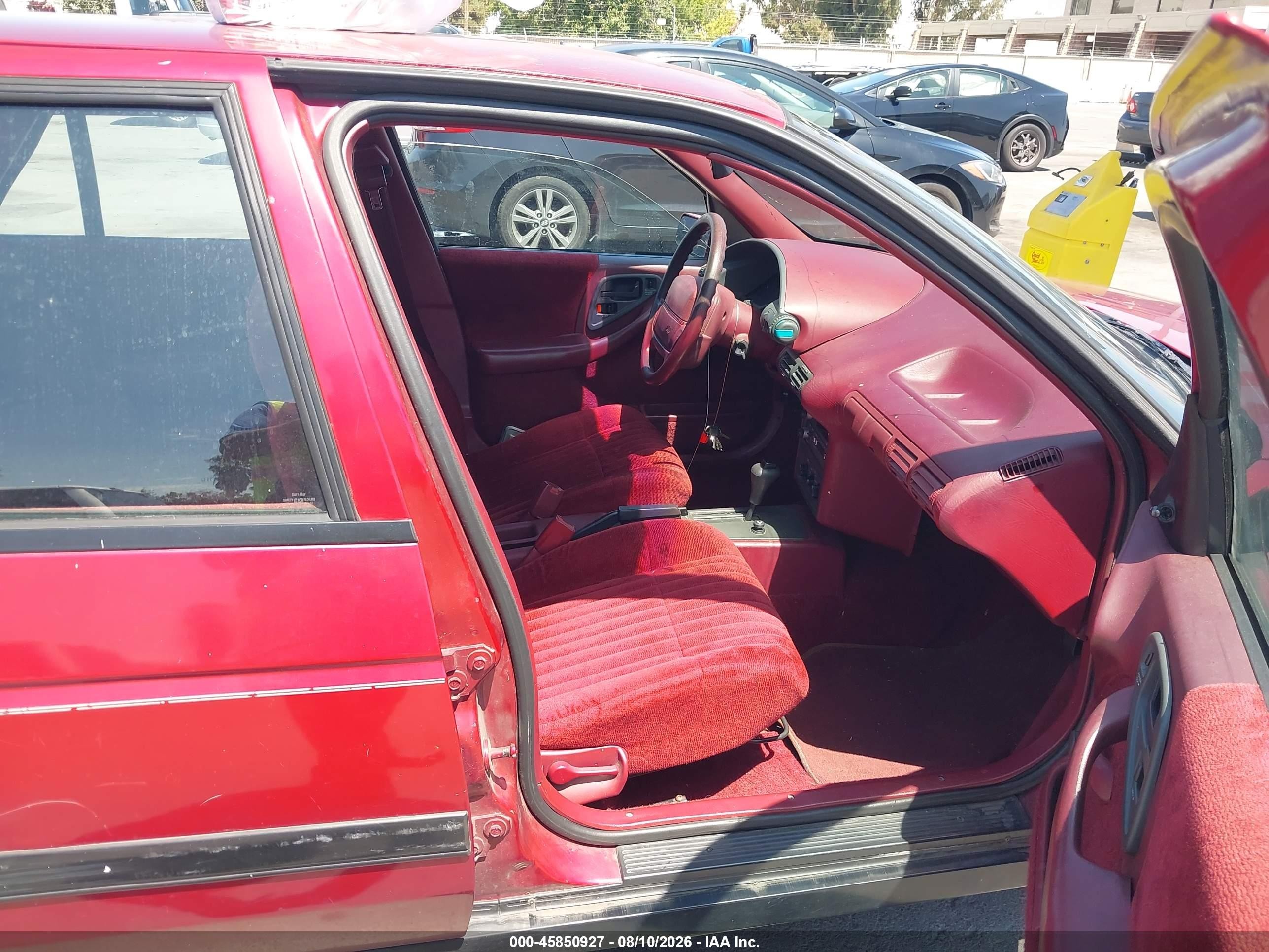 1993 Chevrolet Corsica Lt Burgundy vin: 1G1LT53T7PY182338