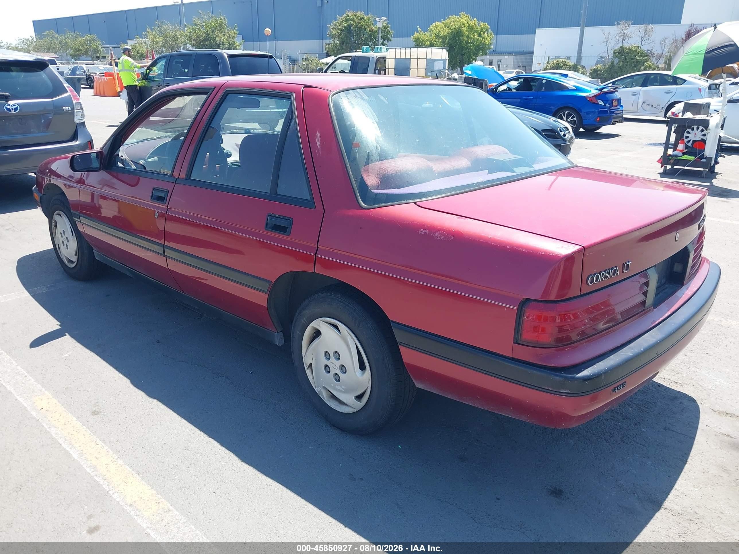 1993 Chevrolet Corsica Lt Burgundy vin: 1G1LT53T7PY182338