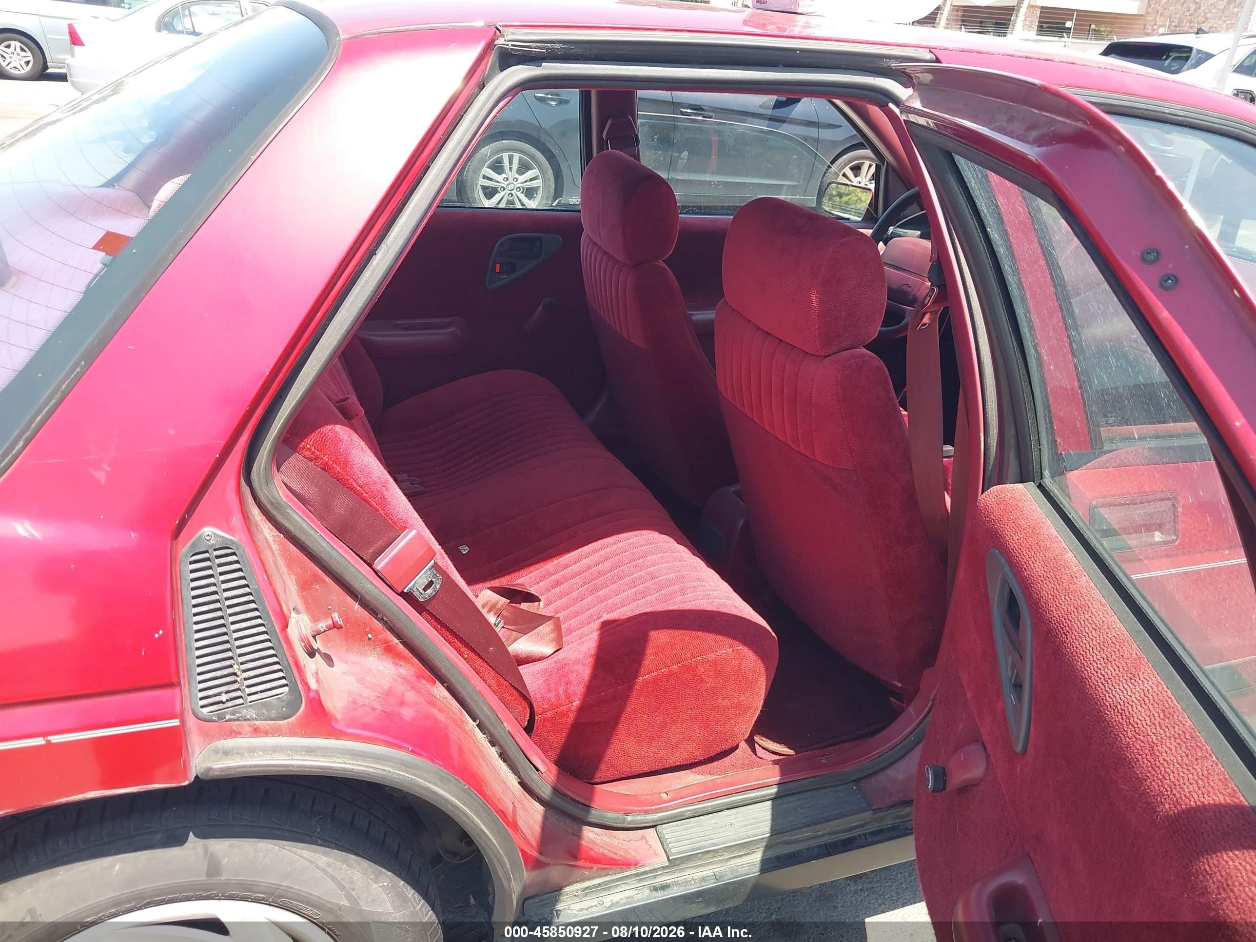 1993 Chevrolet Corsica Lt Burgundy vin: 1G1LT53T7PY182338