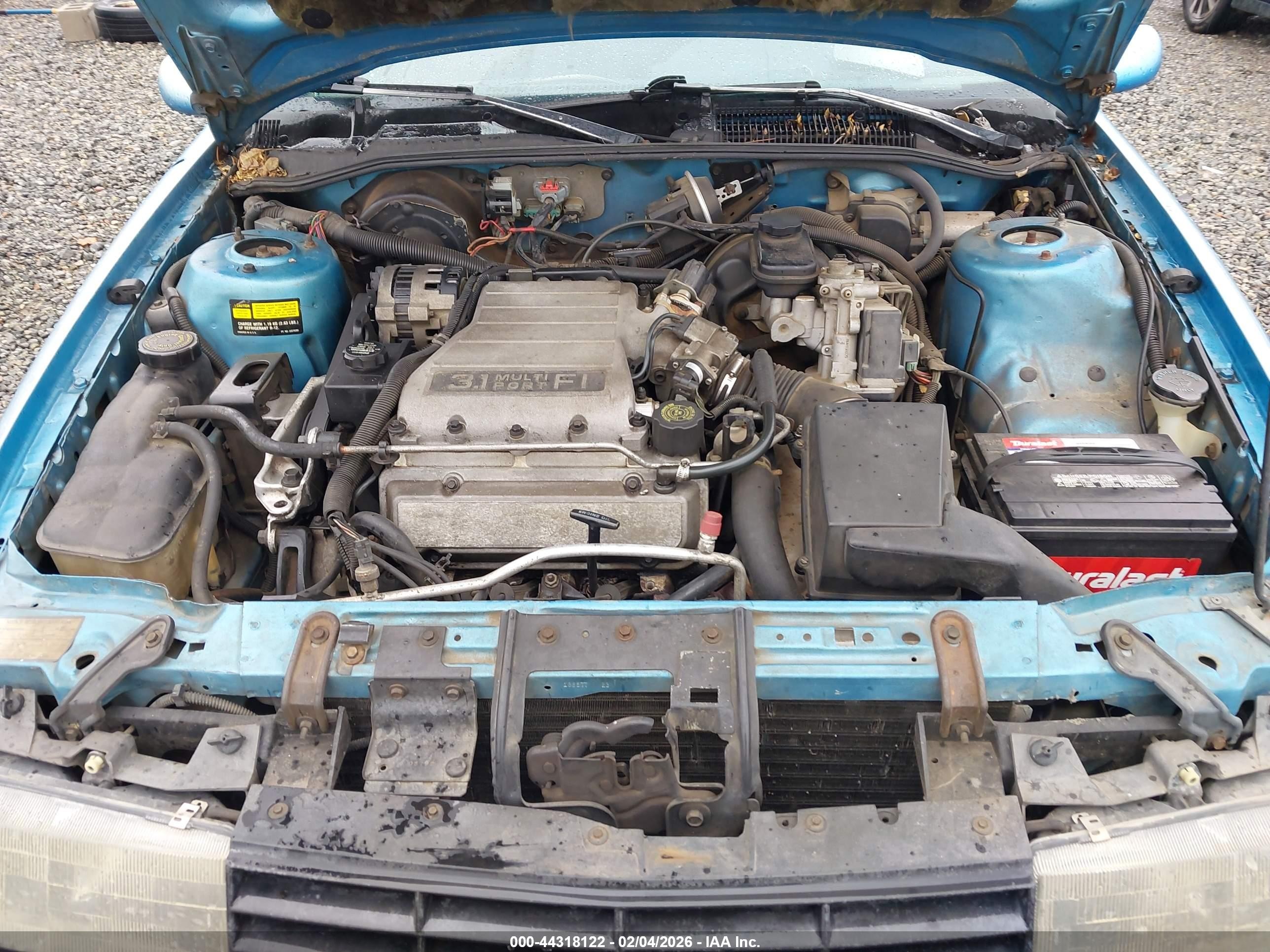1993 Chevrolet Corsica Lt Blue vin: 1G1LT53T7PY260360