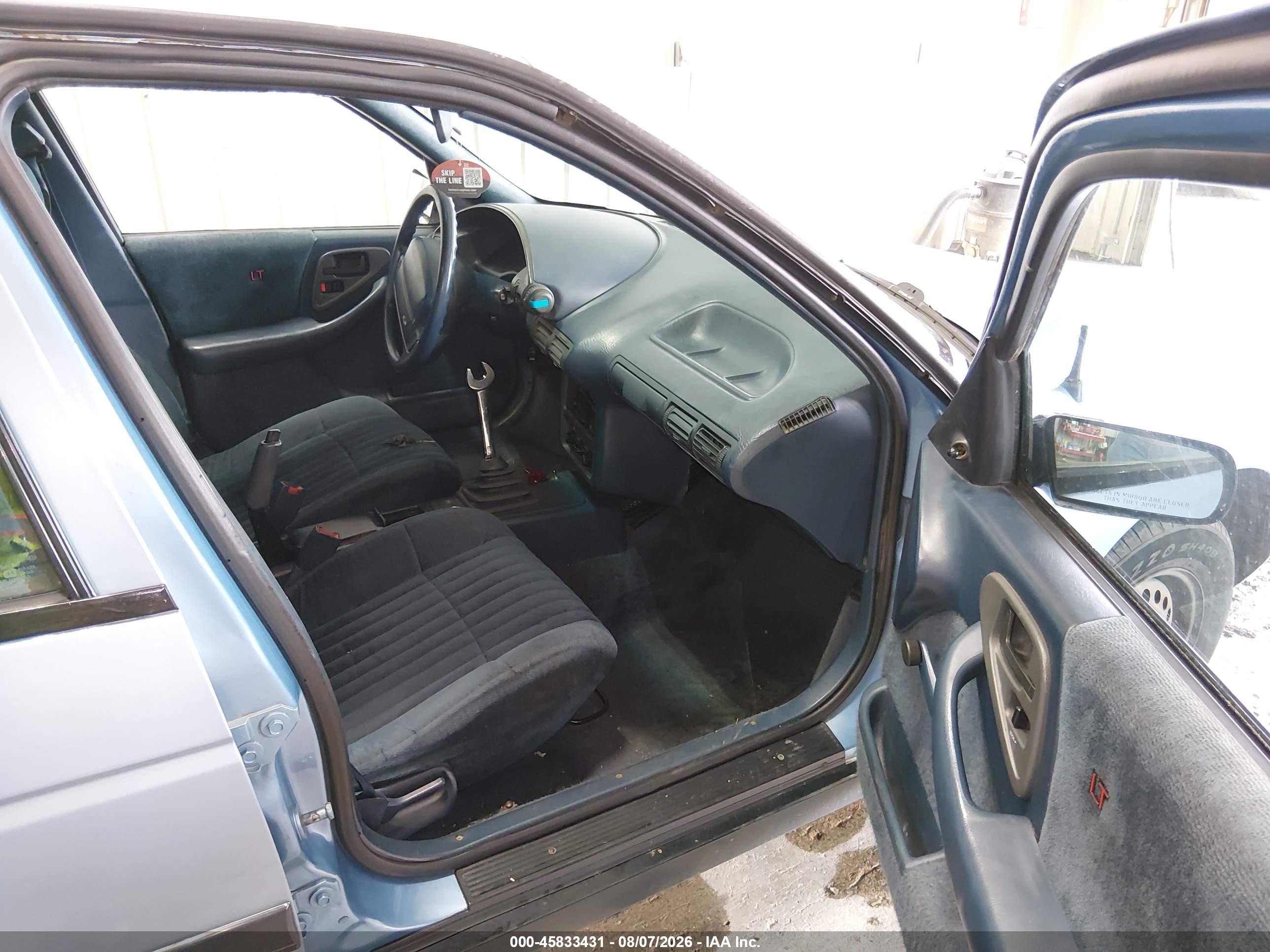 1991 Chevrolet Corsica Lt Light Blue vin: 1G1LT63G8ME140475