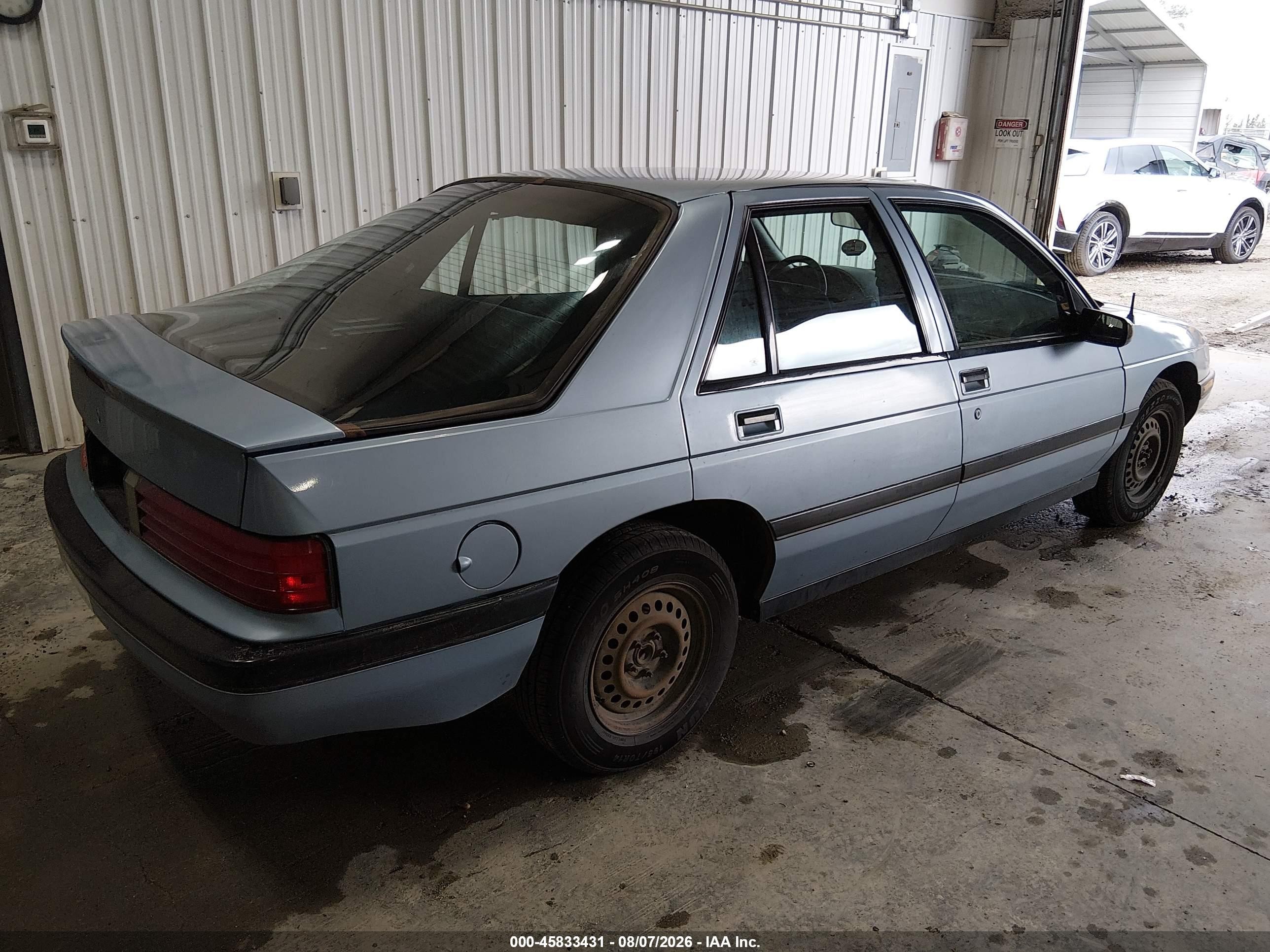 1991 Chevrolet Corsica Lt Light Blue vin: 1G1LT63G8ME140475
