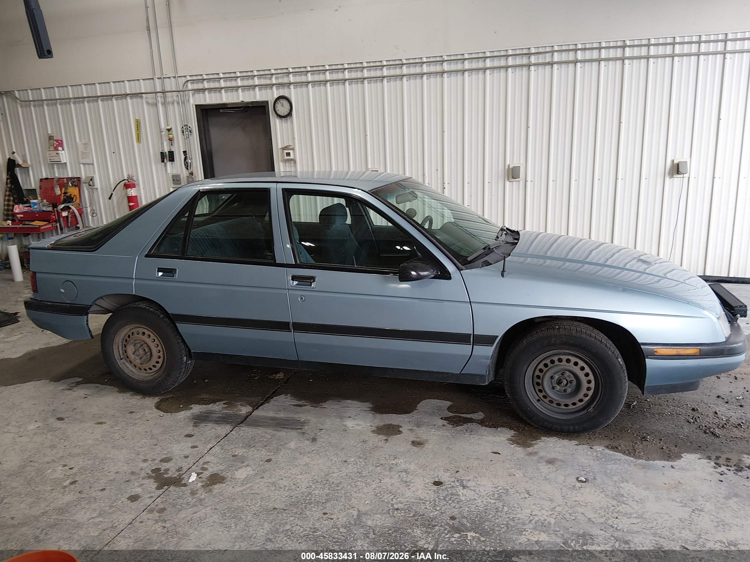 1991 Chevrolet Corsica Lt Light Blue vin: 1G1LT63G8ME140475
