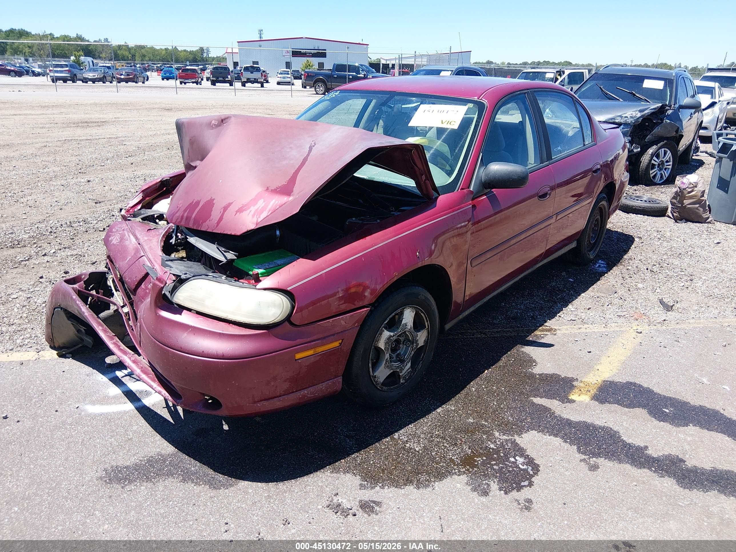 2004 Chevrolet Classic   Red vin: 1G1ND52F04M707051