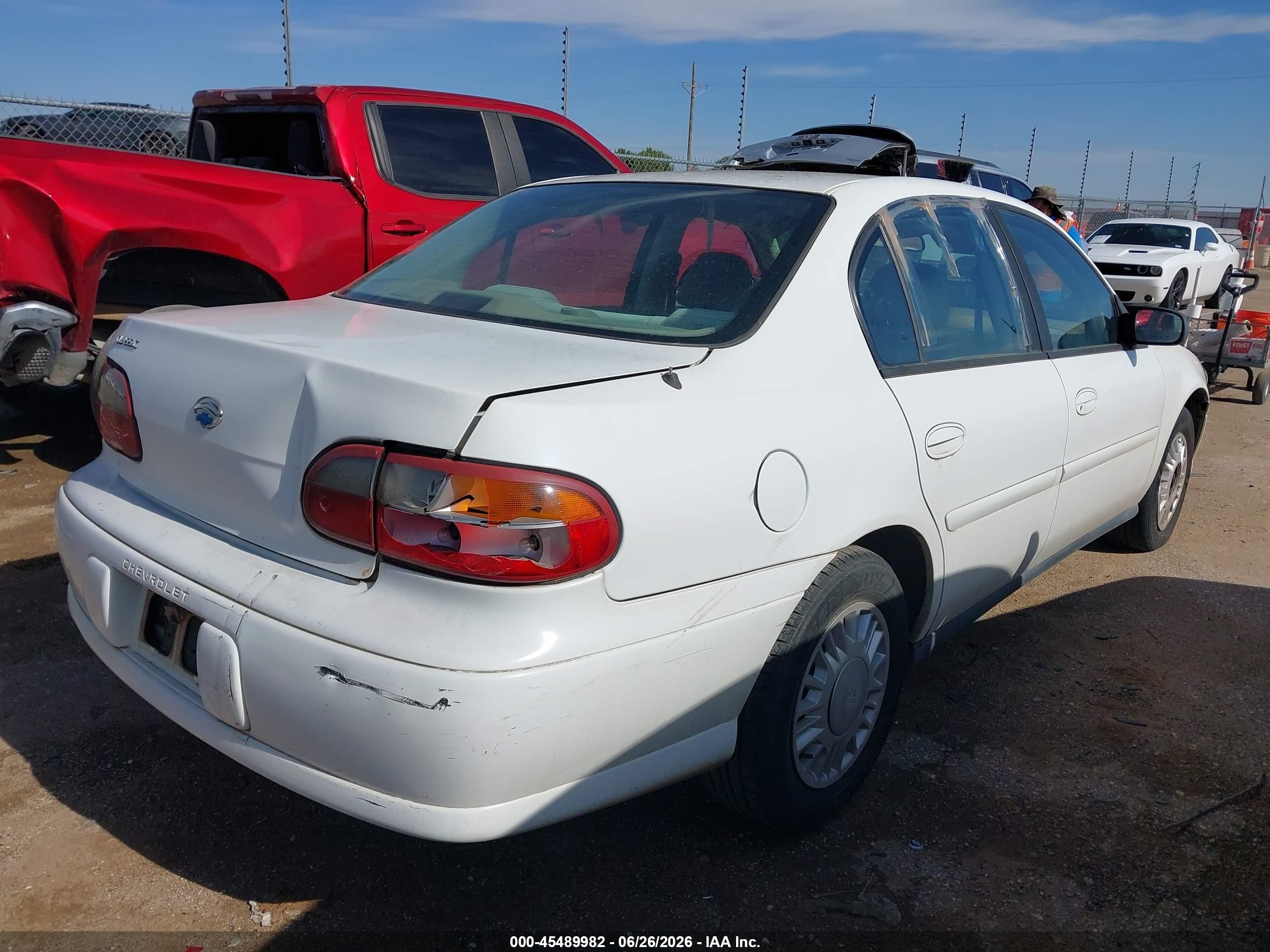 2004 Chevrolet Classic   White vin: 1G1ND52F54M653729