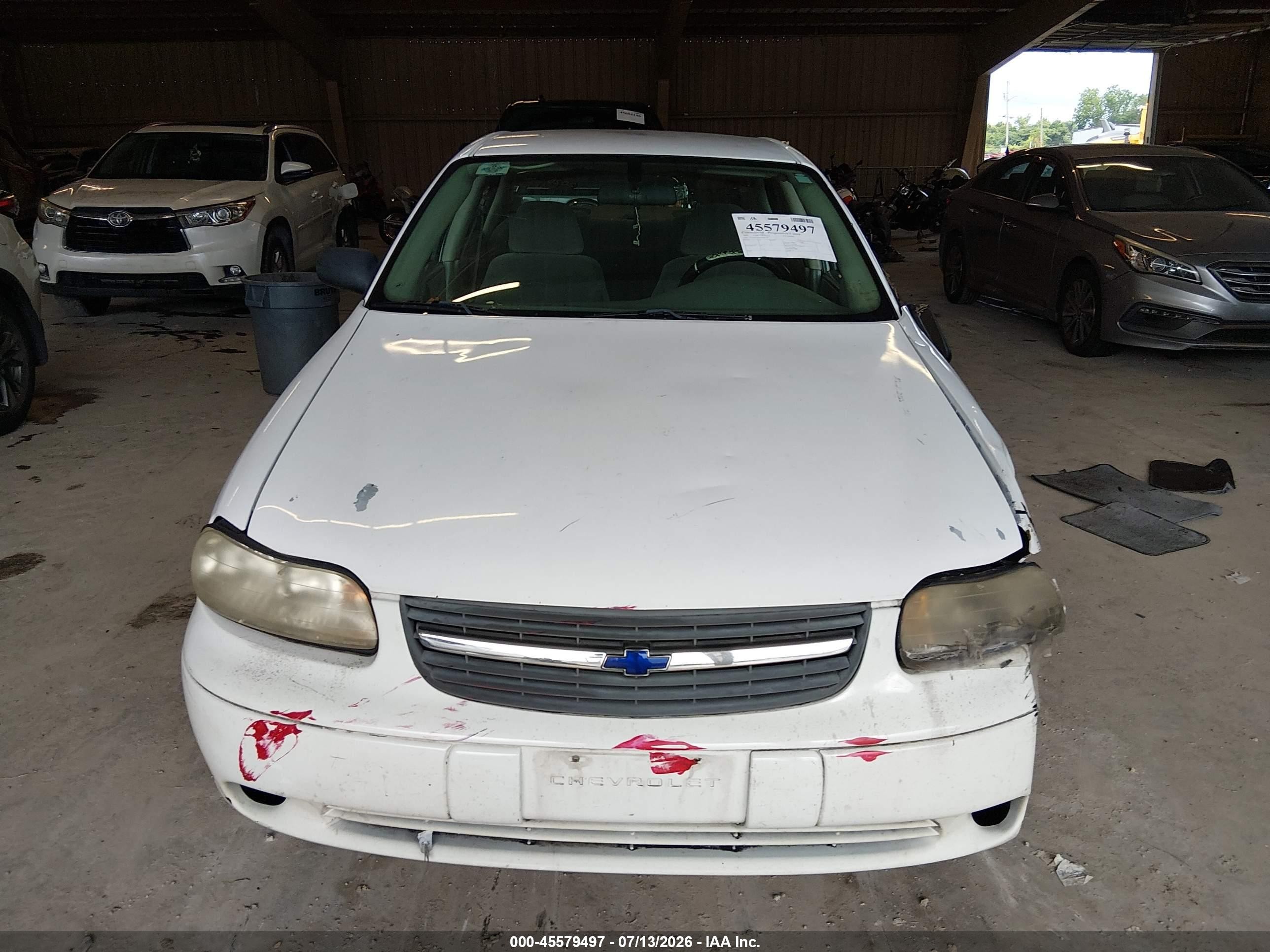 2005 Chevrolet Classic   White vin: 1G1ND52F65M180182
