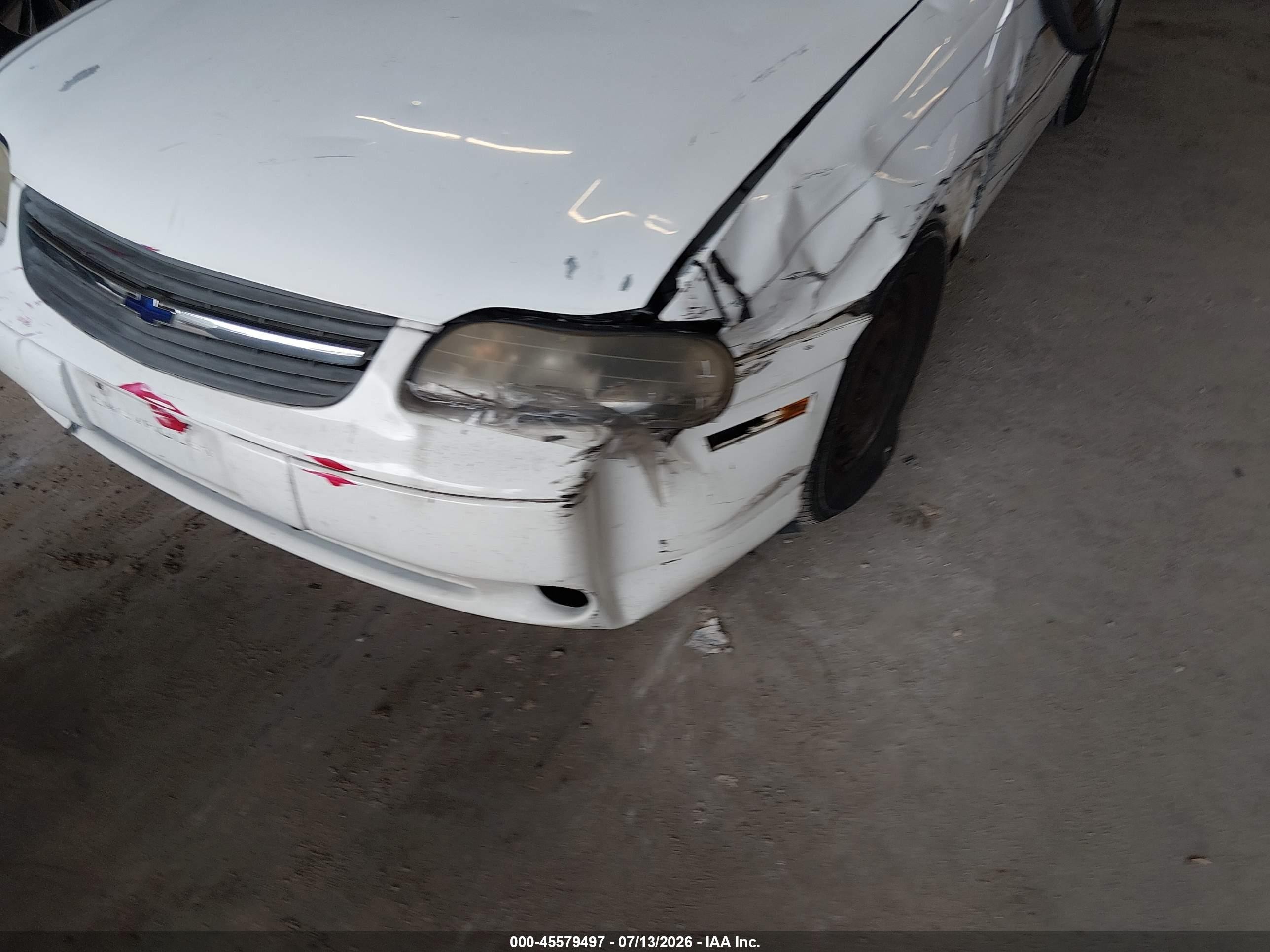 2005 Chevrolet Classic   White vin: 1G1ND52F65M180182