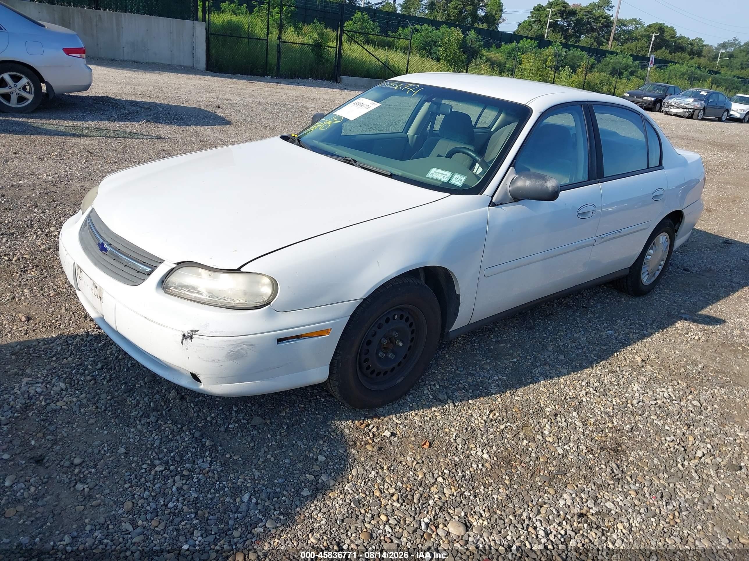 2005 Chevrolet Classic   Белый vin: 1G1ND52F85M156787