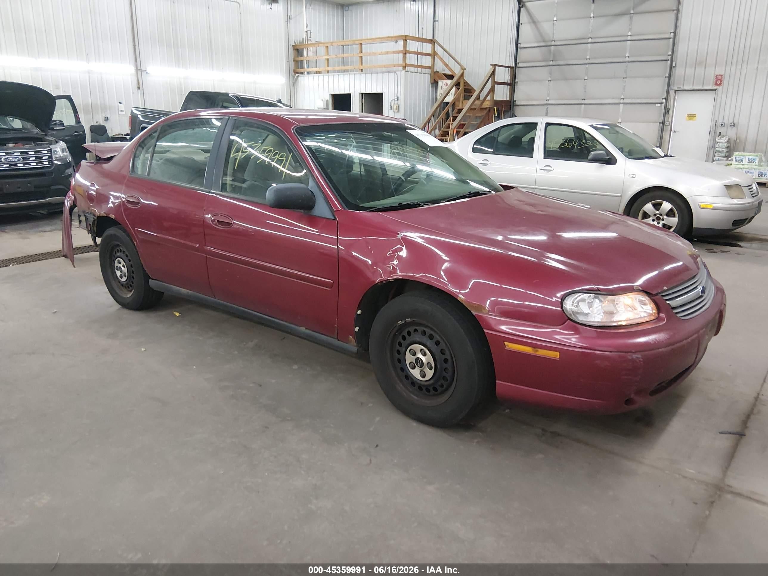 2004 Chevrolet Classic   Maroon vin: 1G1ND52FX4M649983