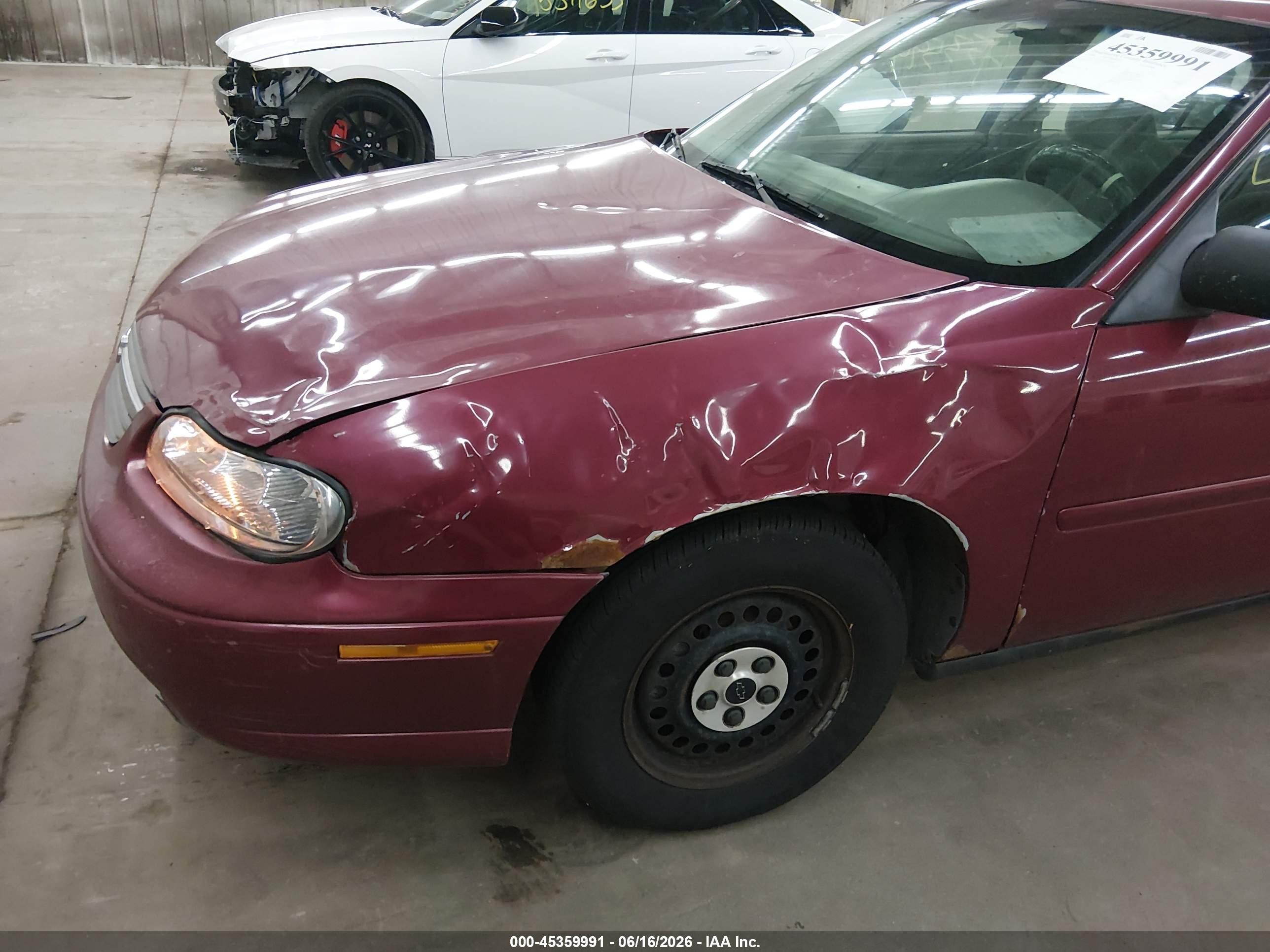 2004 Chevrolet Classic   Темно-бордовый vin: 1G1ND52FX4M649983