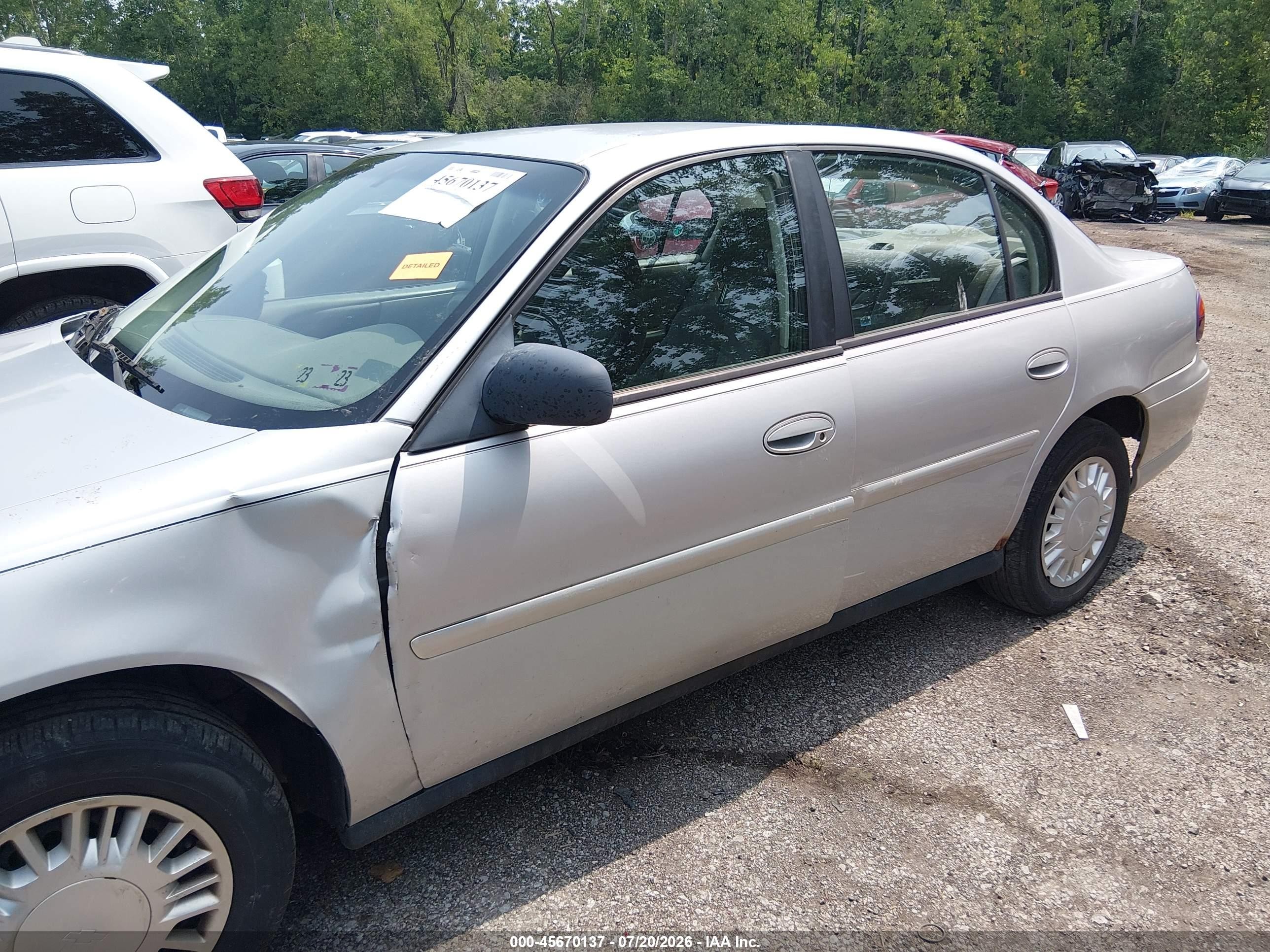 2005 Chevrolet Classic Silver vin: 1G1ND52FX5M112533