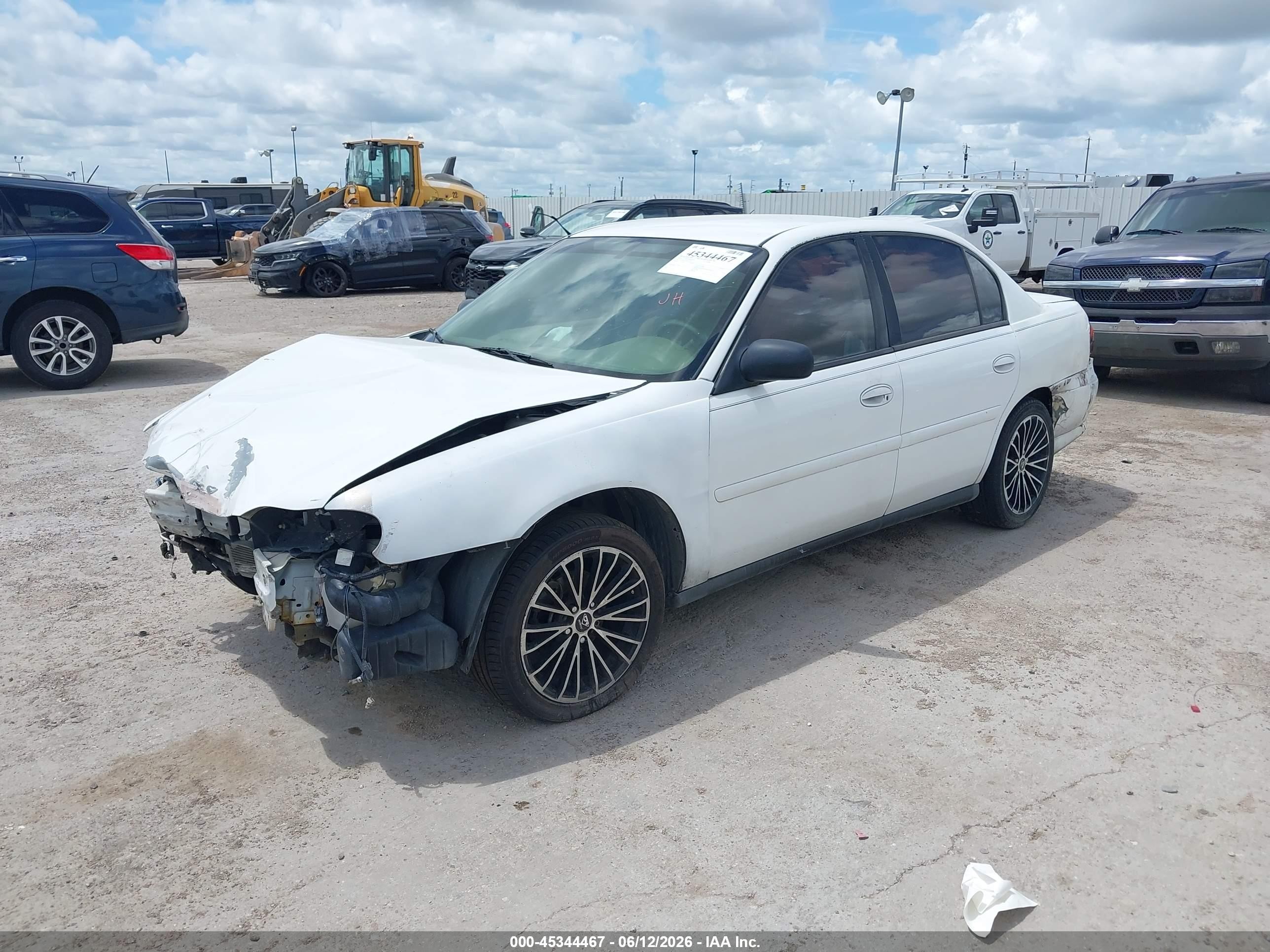 2005 Chevrolet Classic   White vin: 1G1ND52FX5M217637