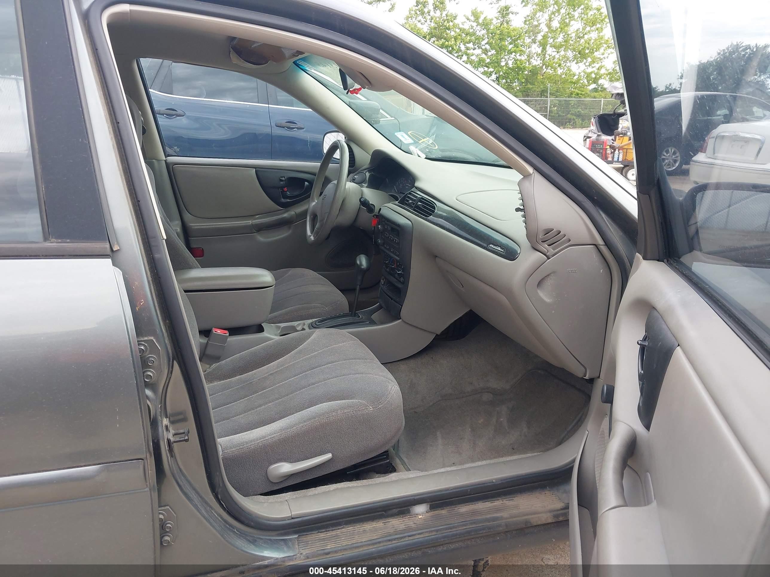 2003 Chevrolet Malibu   Gray vin: 1G1ND52J03M631771