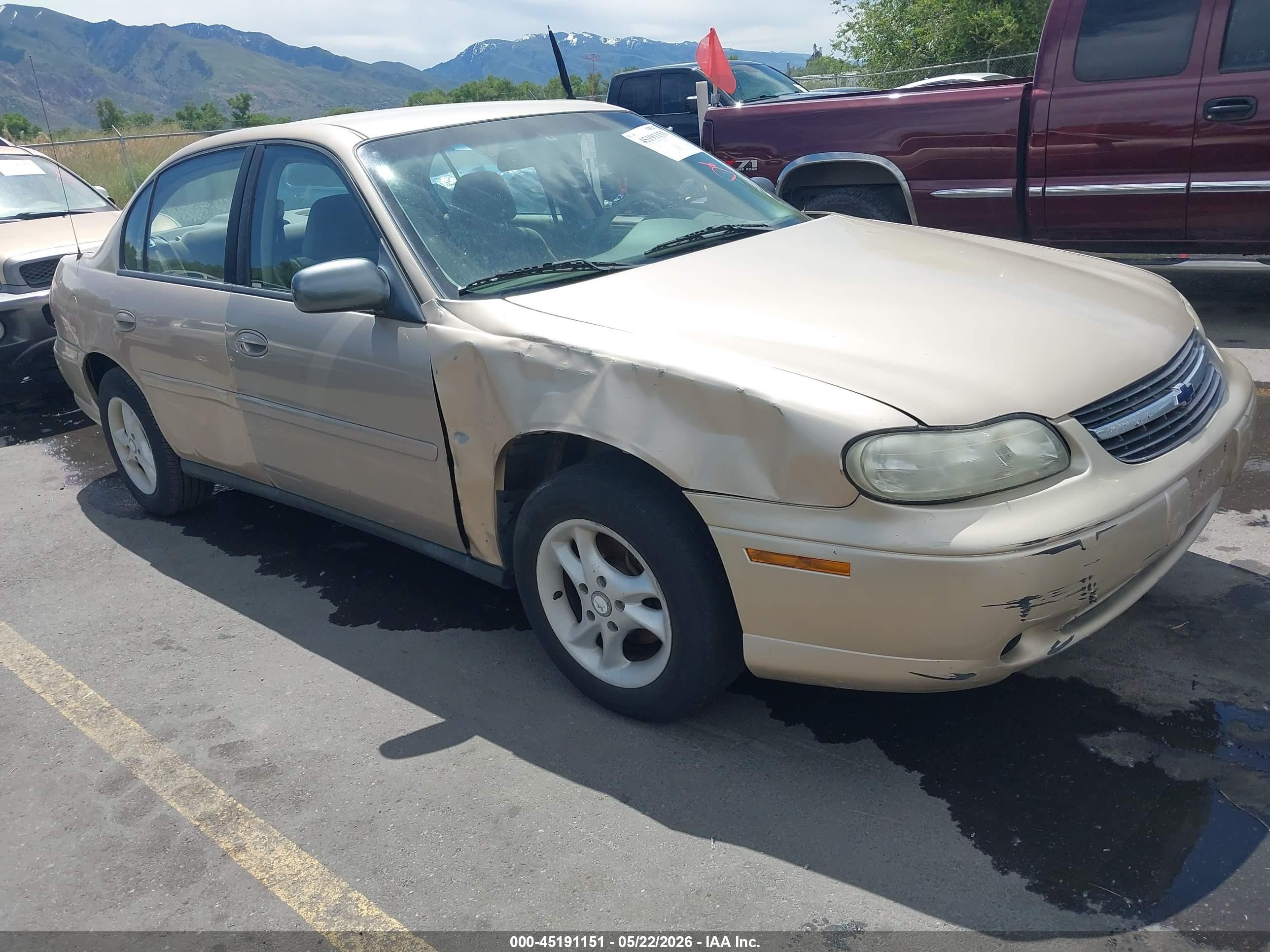 2003 Chevrolet Malibu   Gold vin: 1G1ND52J03M693963