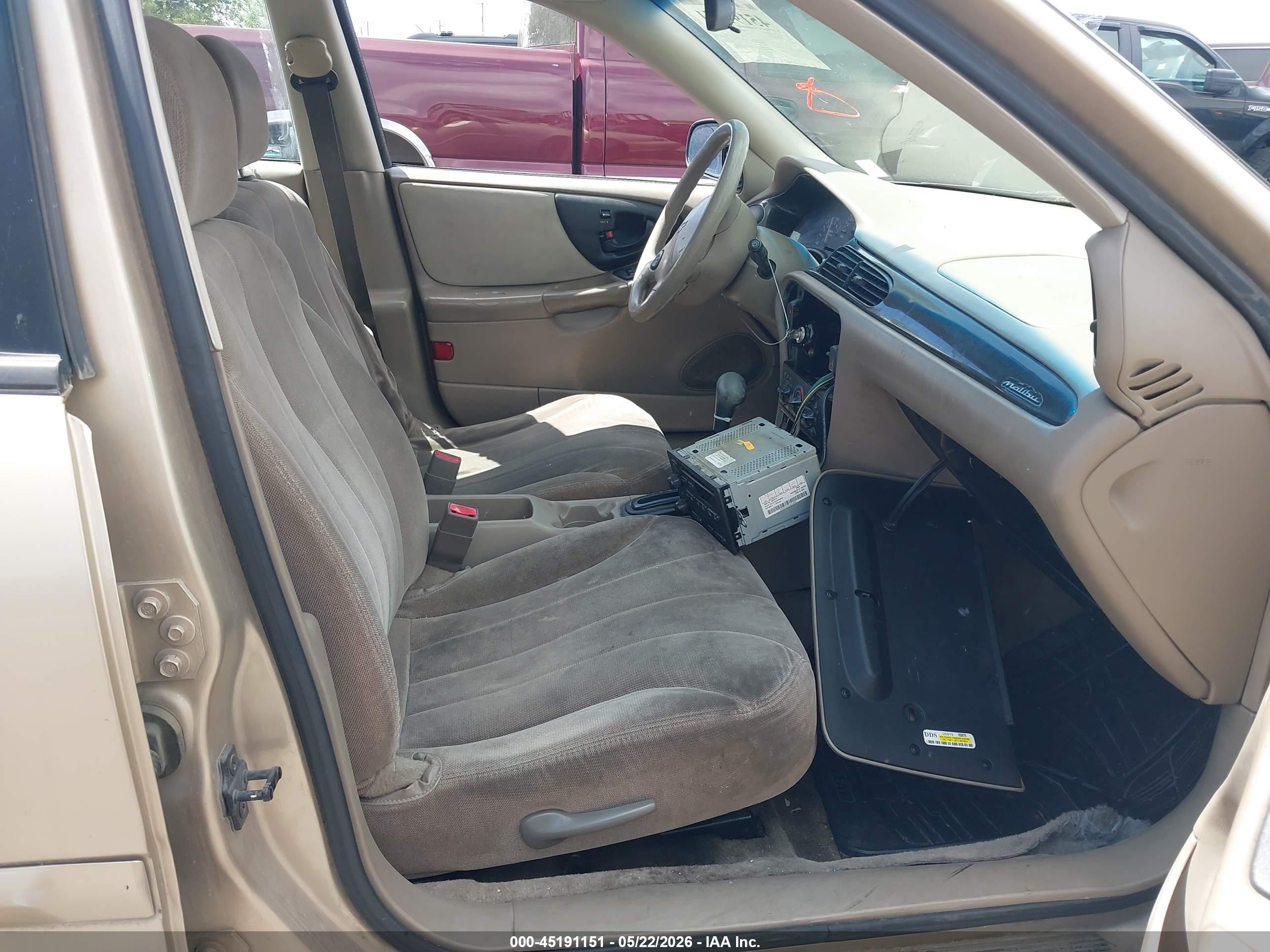 2003 Chevrolet Malibu   Золотой vin: 1G1ND52J03M693963