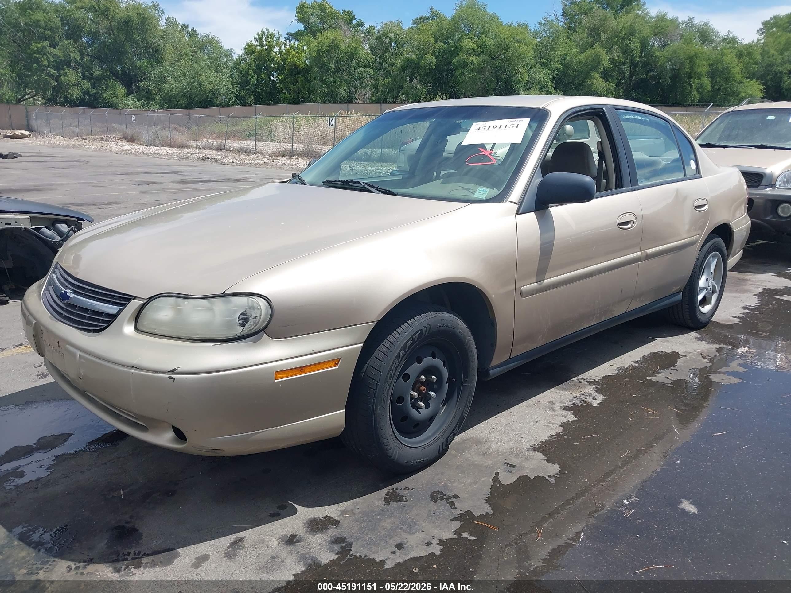 2003 Chevrolet Malibu   Золотой vin: 1G1ND52J03M693963