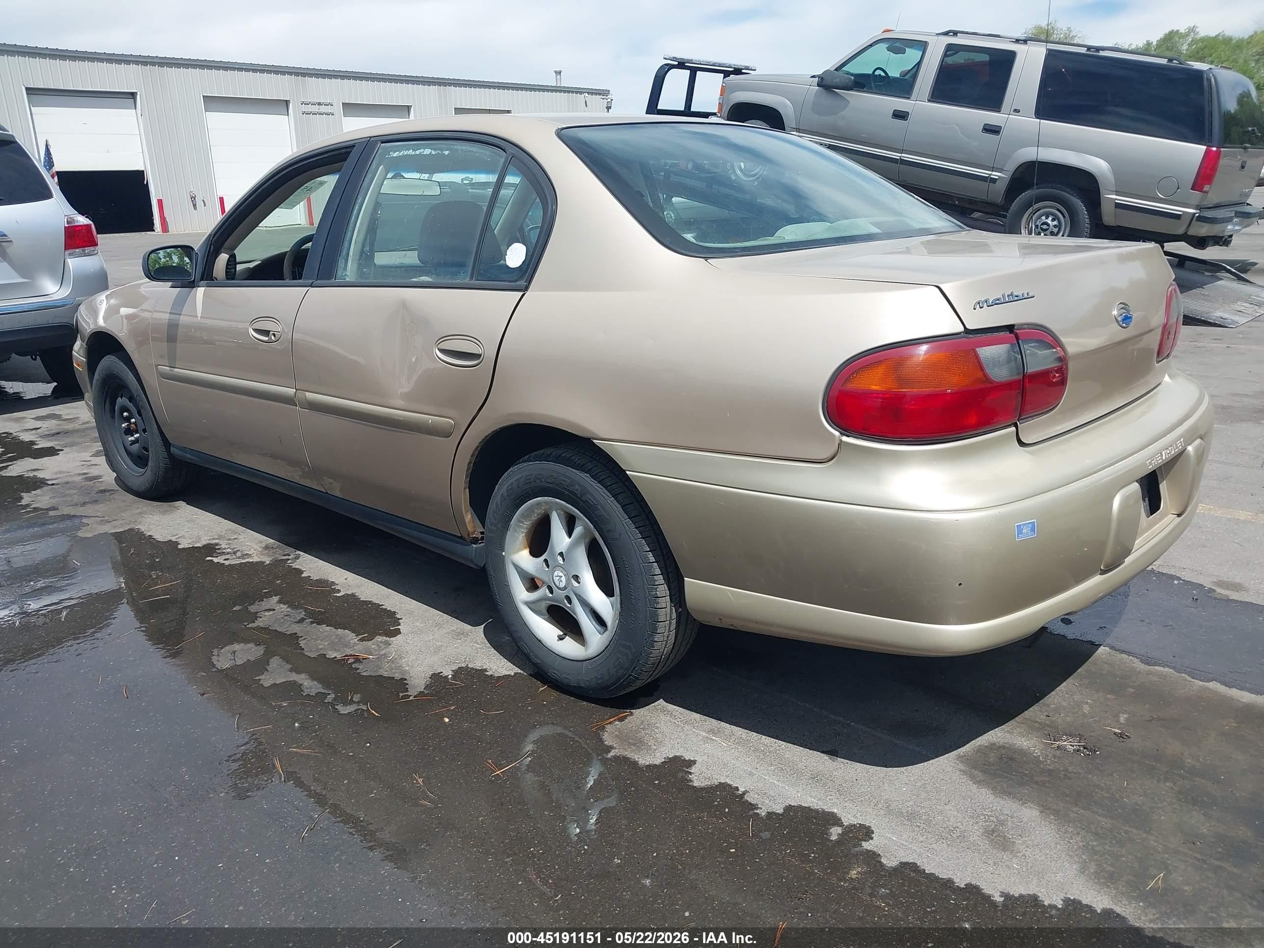 2003 Chevrolet Malibu   Золотой vin: 1G1ND52J03M693963