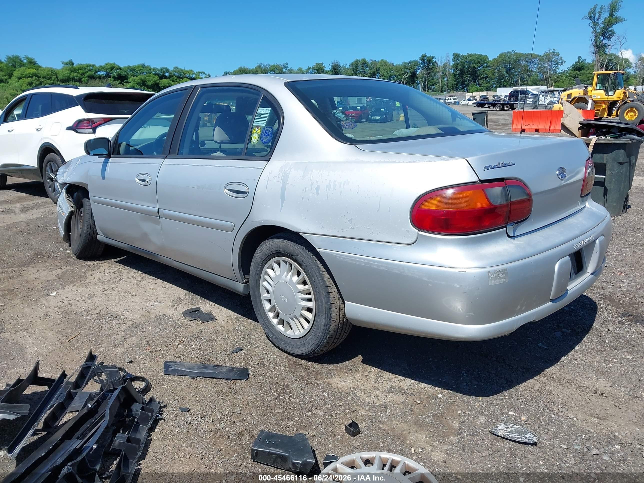 2003 Chevrolet Malibu Silver vin: 1G1ND52J03M741669